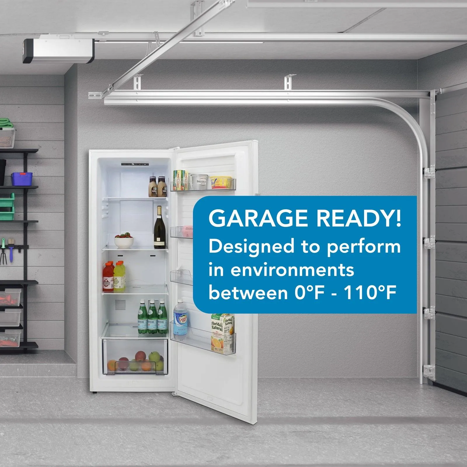 Avanti AV1081VFK0W Avanti 11 Cu Ft Vertical Freezer - White / 10.8 Cu. Ft.