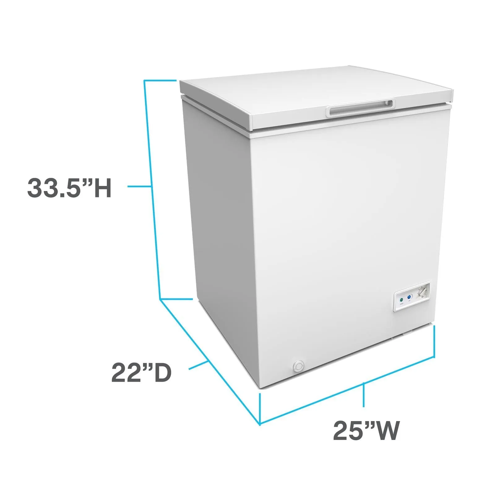 Avanti CF5F0W Avanti Garage Ready Chest Freezer. 5.0 Cu. Ft.