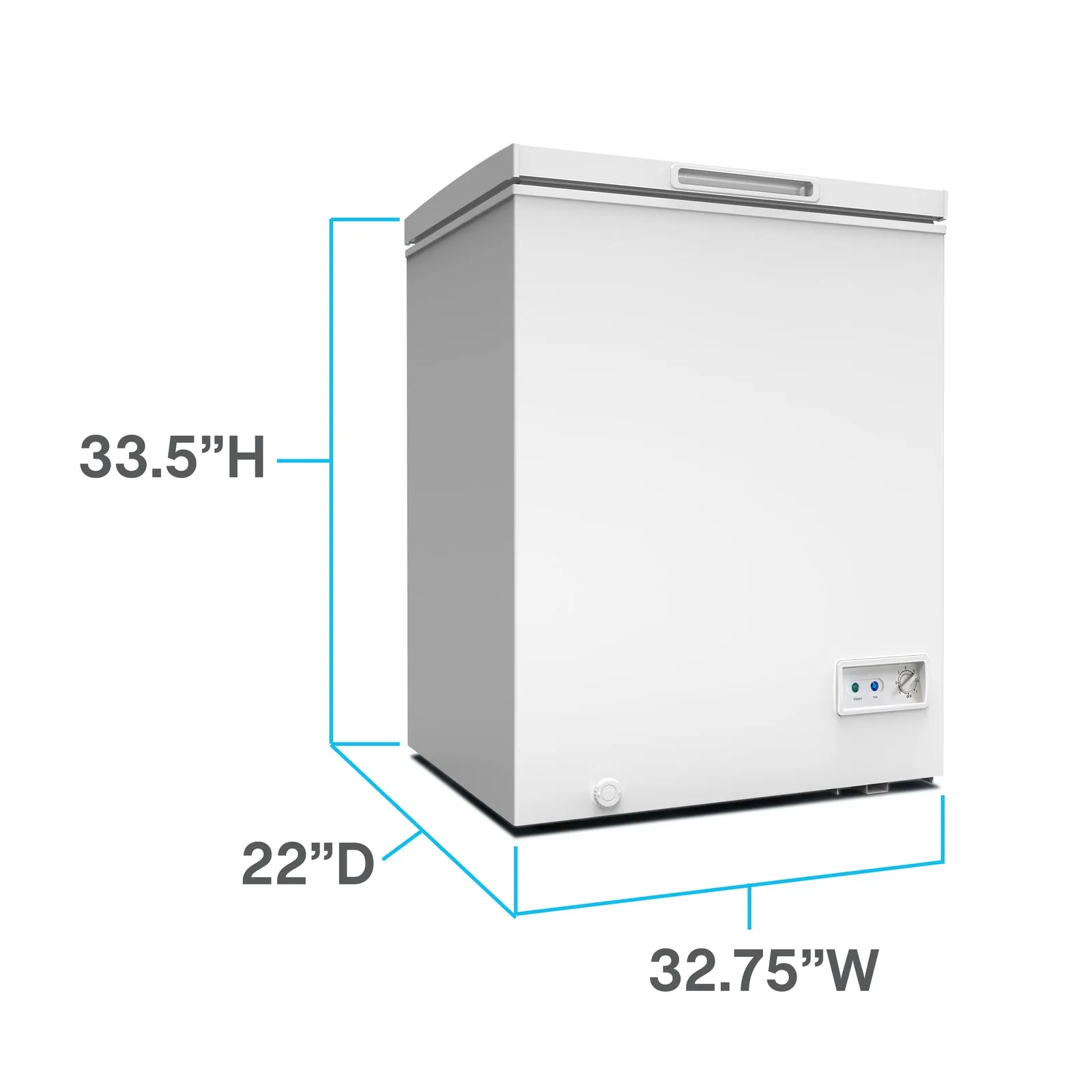 Avanti CF7F0W Avanti Garage Ready Chest Freezer. 7.0 Cu. Ft.