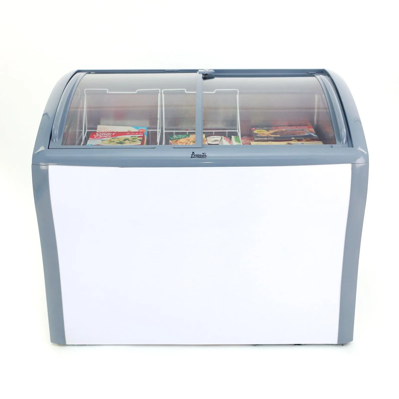 Avanti CFC836Q0WG Avanti 9.5 Cu. Ft. Commercial Glass Top Freezer Or Refrigerator - White / 9.5 Cu. Ft.