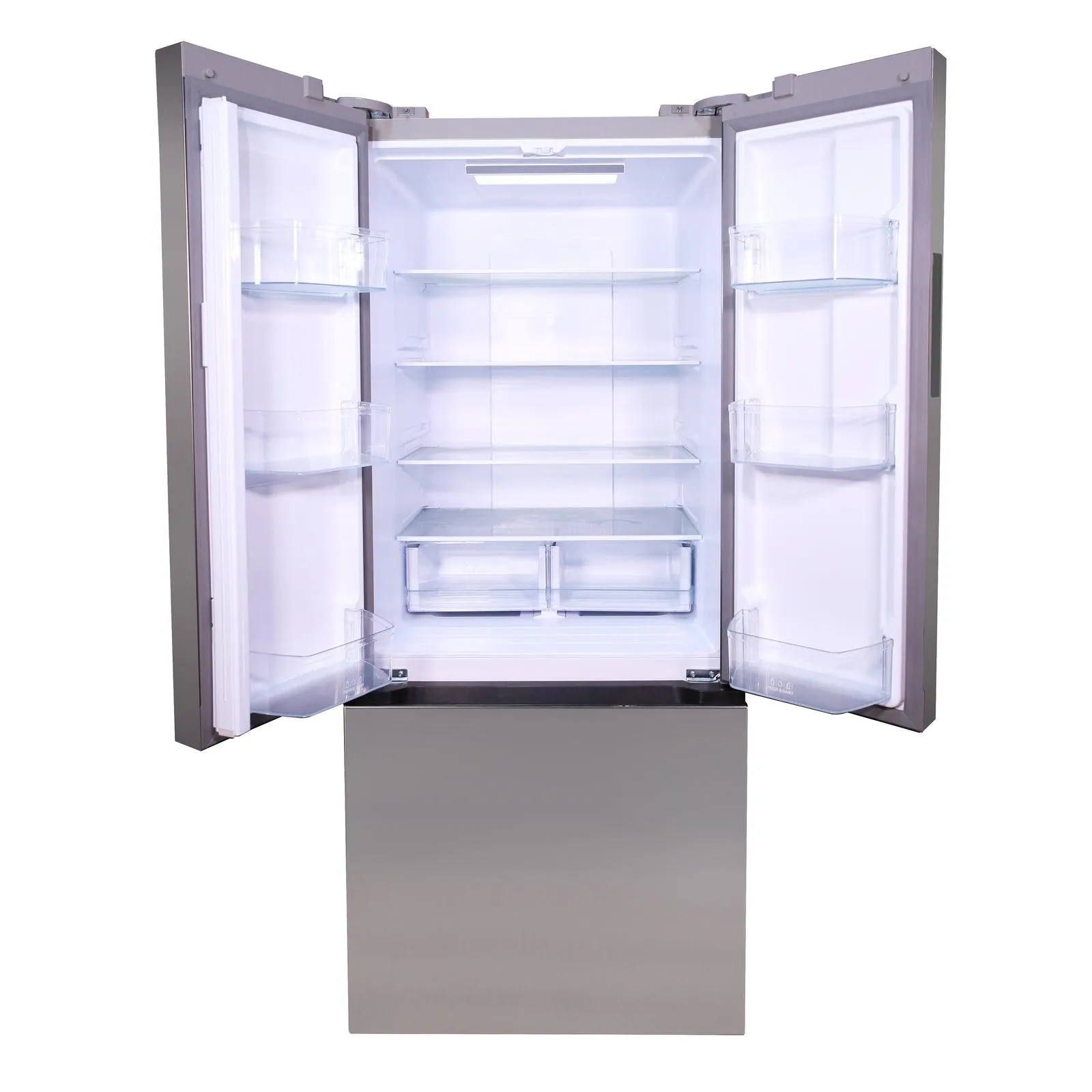 Avanti FFFDS175L3S Avanti Frost Free French Door Refrigerator. 17.5 Cu. Ft. - Stainless Steel / 17.50 Cu. Ft.