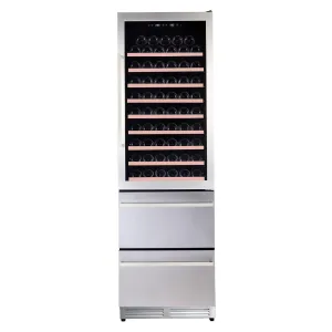Avanti WCDD108E3S 108 Bottle Elite Series Wine Cooler