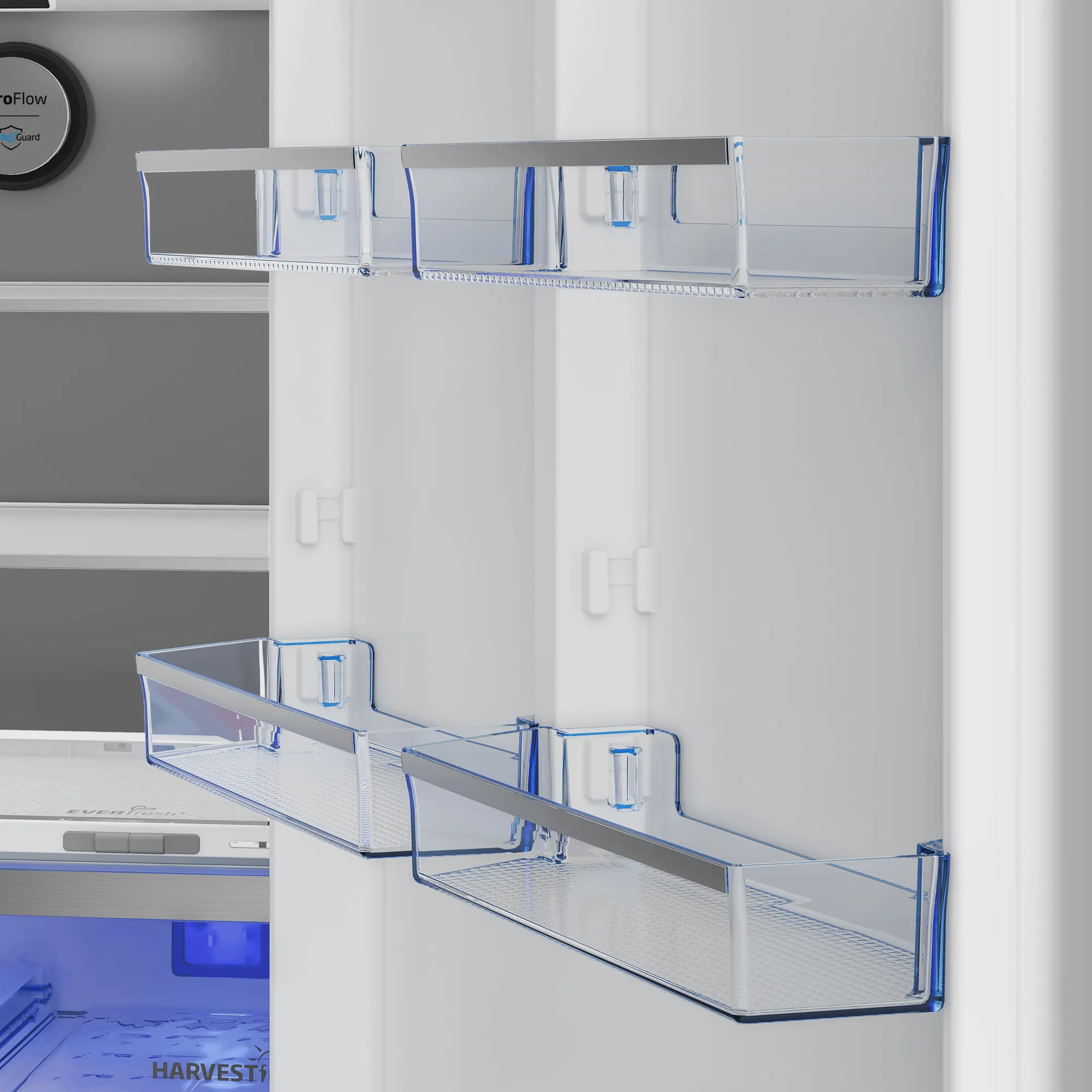 Beko BFBD30216SSIM 30 Bottom Freezer Refrigerator With Harvestfresh