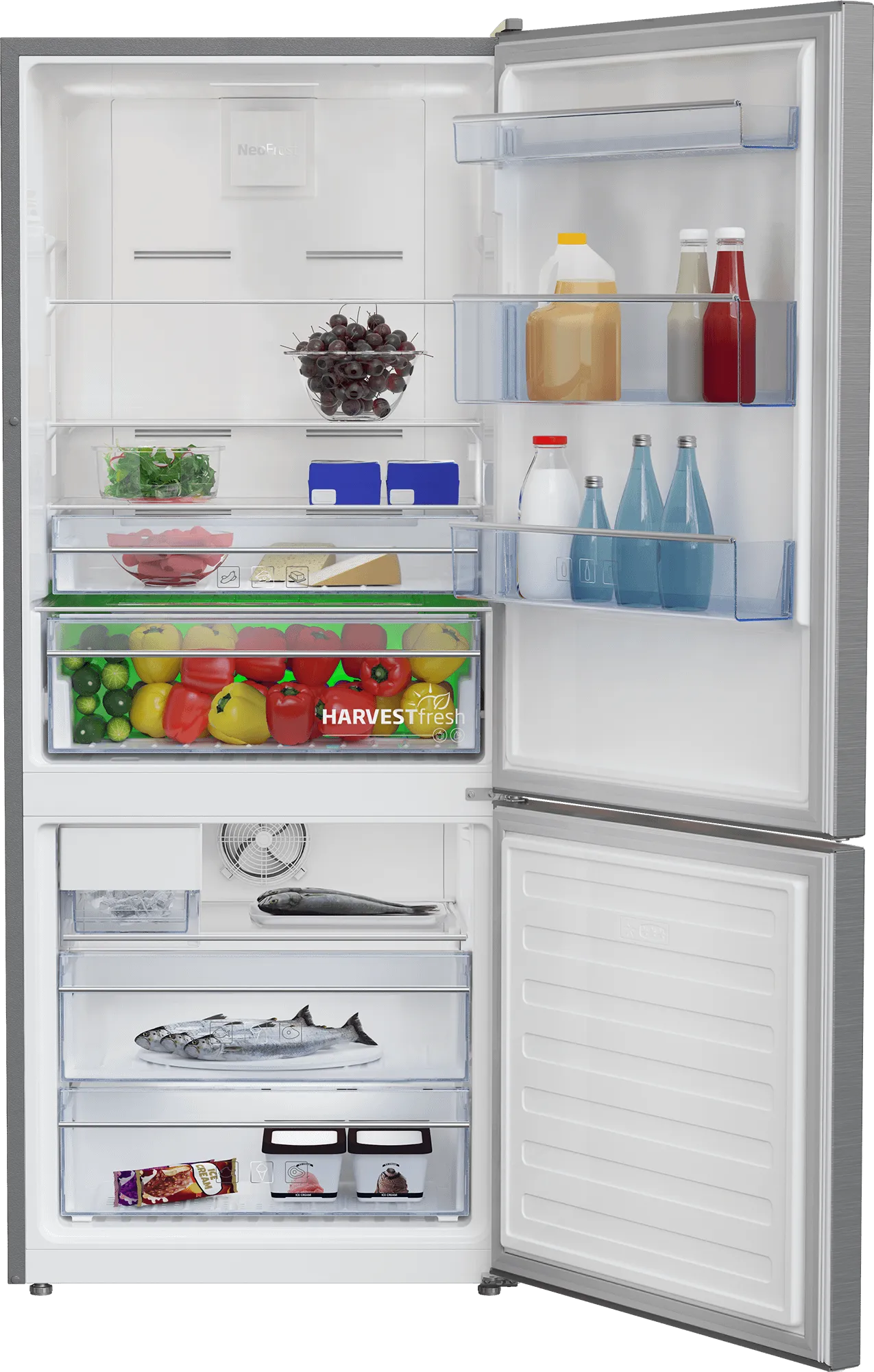 Beko BFBF2815SSIM 28 Bottom Freezer Refrigerator