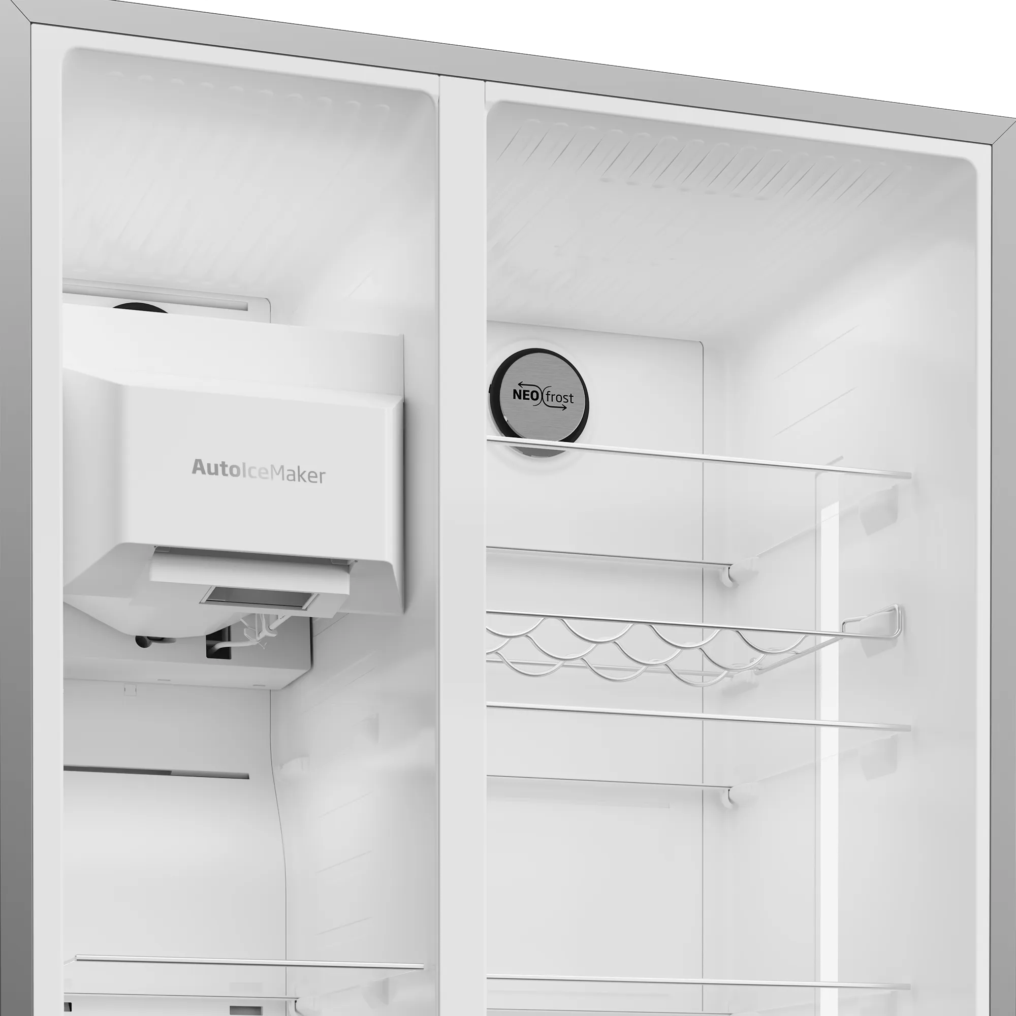 Beko BFSB3622XSS 36 Side By Side Refrigerator With Harvestfresh