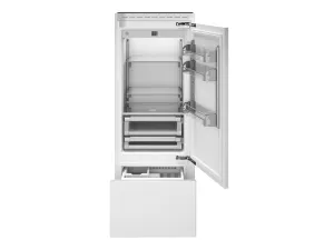Bertazzoni REF30BMBIPRT 30 Inch Built-In Bottom Mount Refrigerator With Ice Maker. Panel Ready Panel Ready
