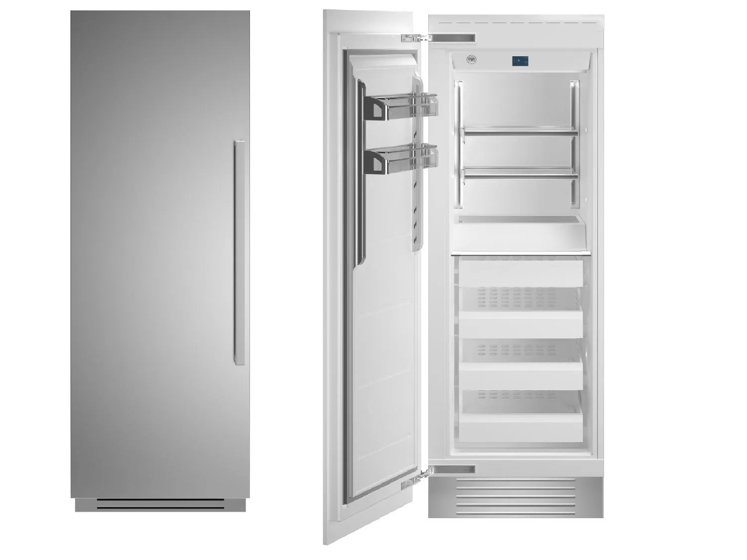 Bertazzoni REF30FCIPIXL23 30 Built-In Freezer Column - Stainless - Left Hinge