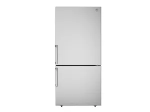 Bertazzoni REF31BMFX 31 Inch Freestanding Bottom Mount Refrigerator Stainless Steel