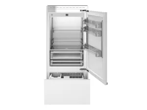 Bertazzoni REF36BMBIPRT 36 Inch Built-In Bottom Mount Refrigerator With Ice Maker. Panel Ready Panel Ready