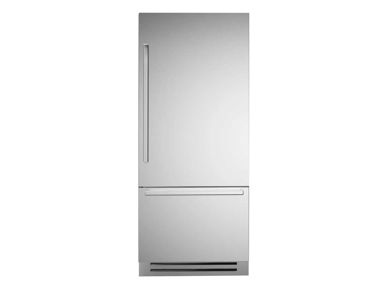 Bertazzoni REF36BMBIXRT 36 Inch Built-In Bottom Mount Refrigerator With Ice Maker. Stainless Steel Stainless Steel