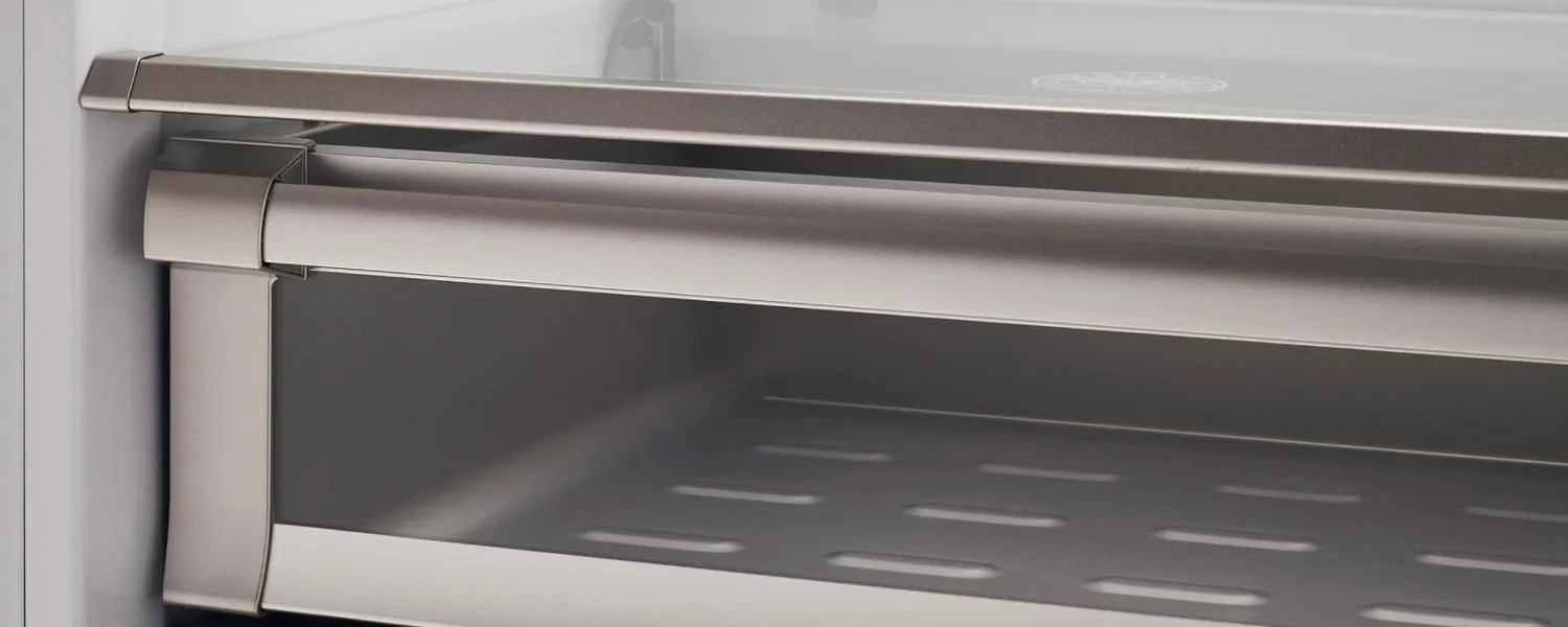 Bertazzoni REF36BMBIXRT 36 Inch Built-In Bottom Mount Refrigerator With Ice Maker. Stainless Steel Stainless Steel