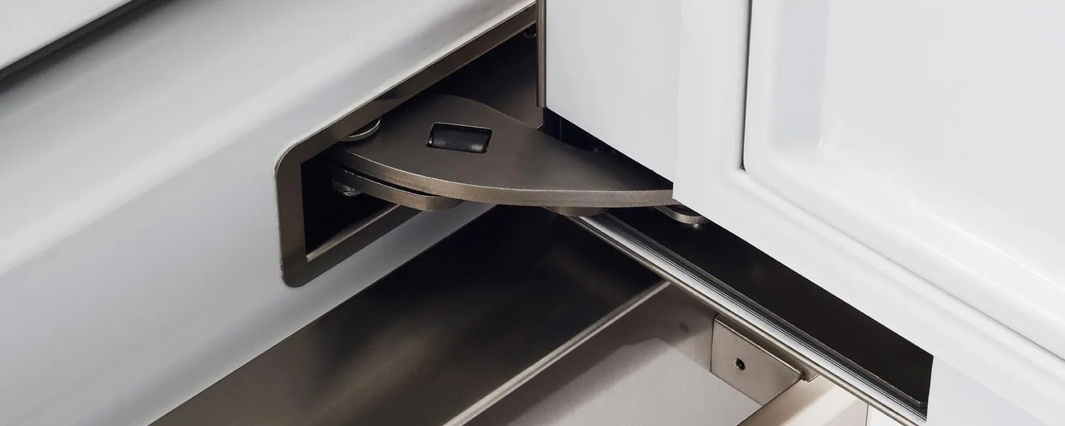 Bertazzoni REF36BMBIXRT 36 Inch Built-In Bottom Mount Refrigerator With Ice Maker. Stainless Steel Stainless Steel