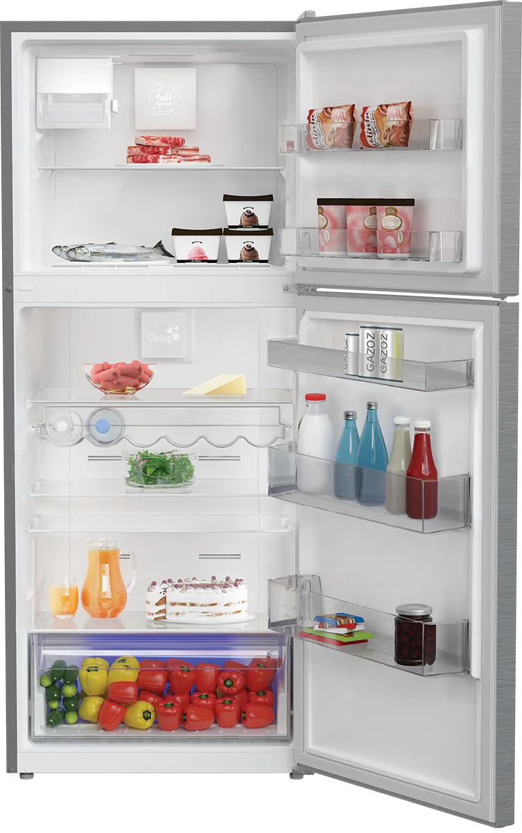 Blomberg Appliances BRFT1622SS 27In 15 Cu Ft Top Freezer With Auto Ice Maker. Stainless