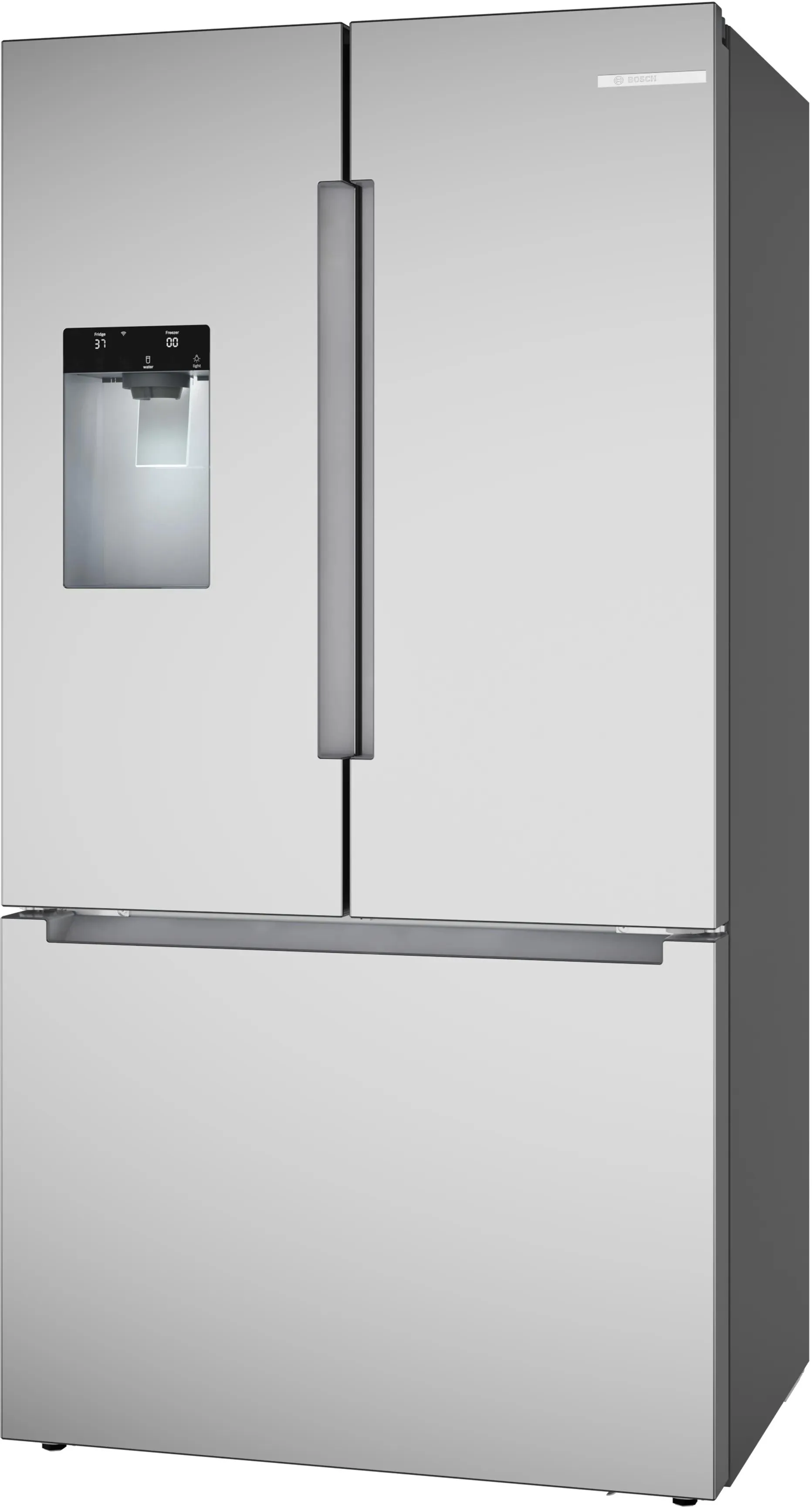 Bosch B36CD10ENS 100 Series French Door Bottom Mount Refrigerator 36 Stainless Steel (With Anti-Fingerprint). Total No Frost