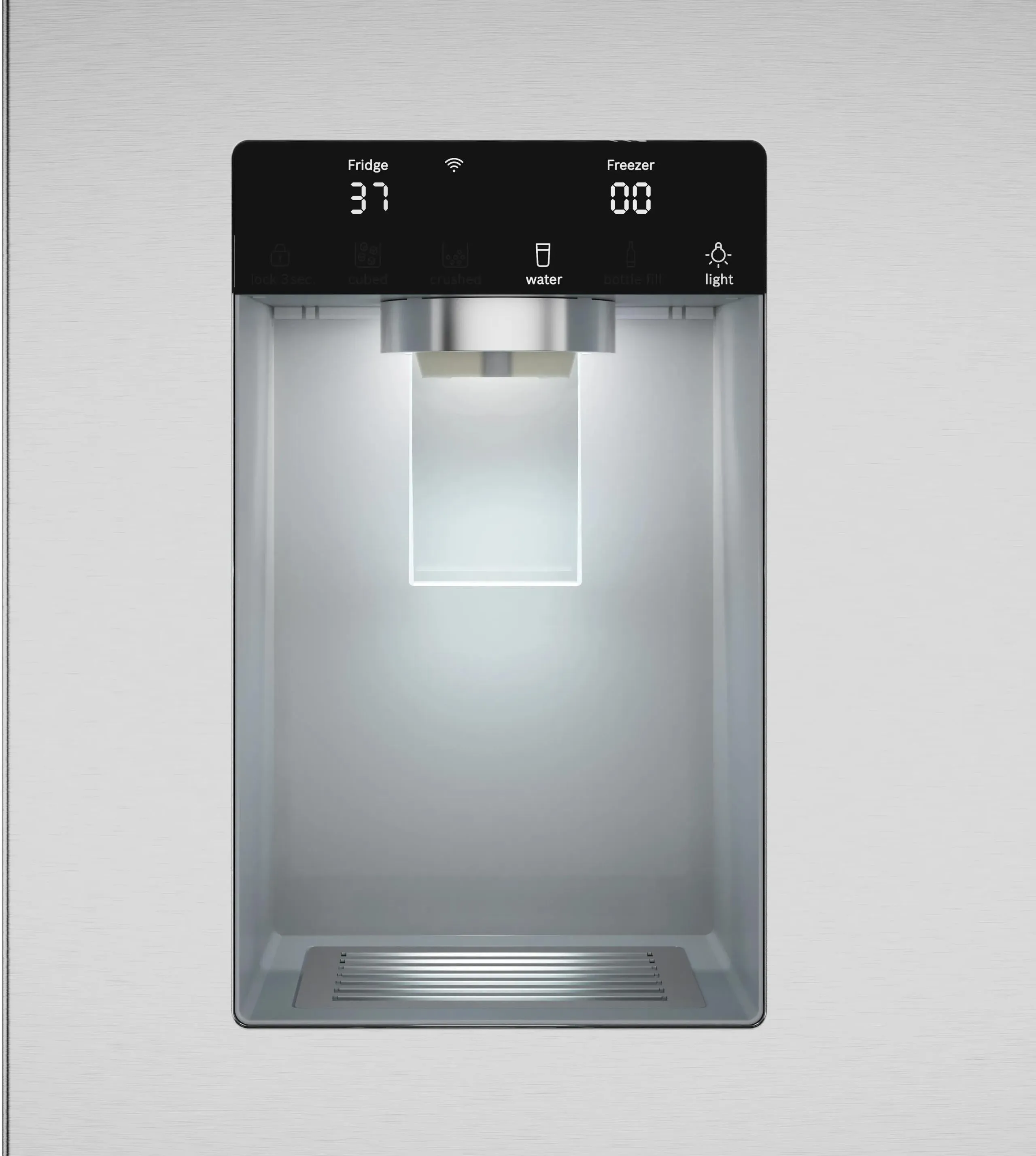 Bosch B36CD10ENS 100 Series French Door Bottom Mount Refrigerator 36 Stainless Steel (With Anti-Fingerprint). Total No Frost