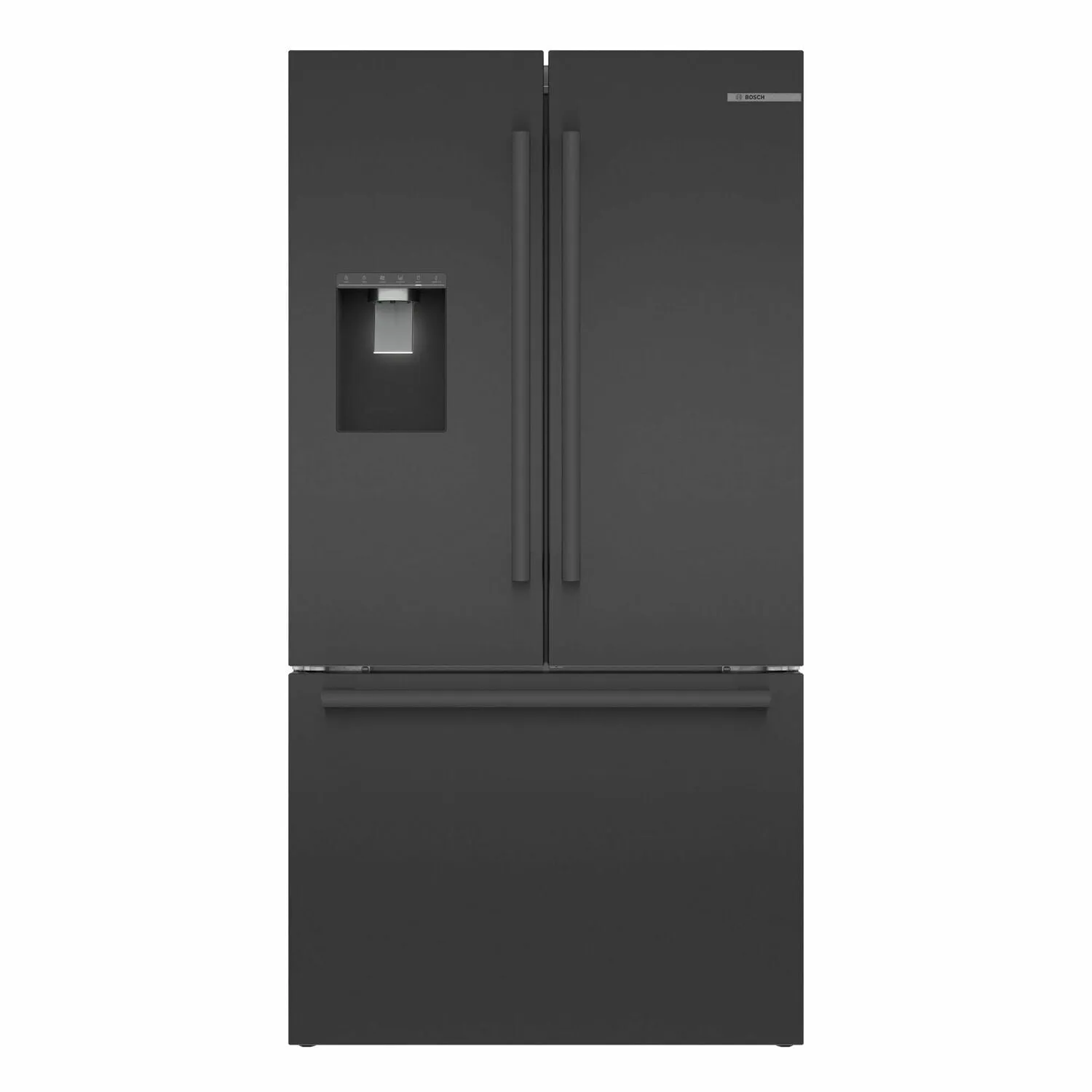 Bosch B36CD50SNB 500 Series French Door Bottom Mount Refrigerator 36'' Black Stainless Steel B36Cd50Snb