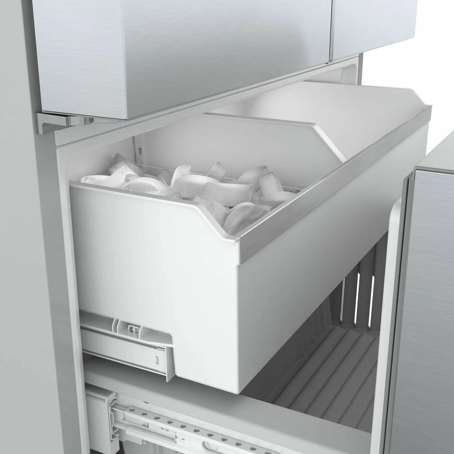 Bosch B36CD50SNS 500 Series French Door Bottom Mount Refrigerator 36'' Easy Clean Stainless Steel B36Cd50Sns