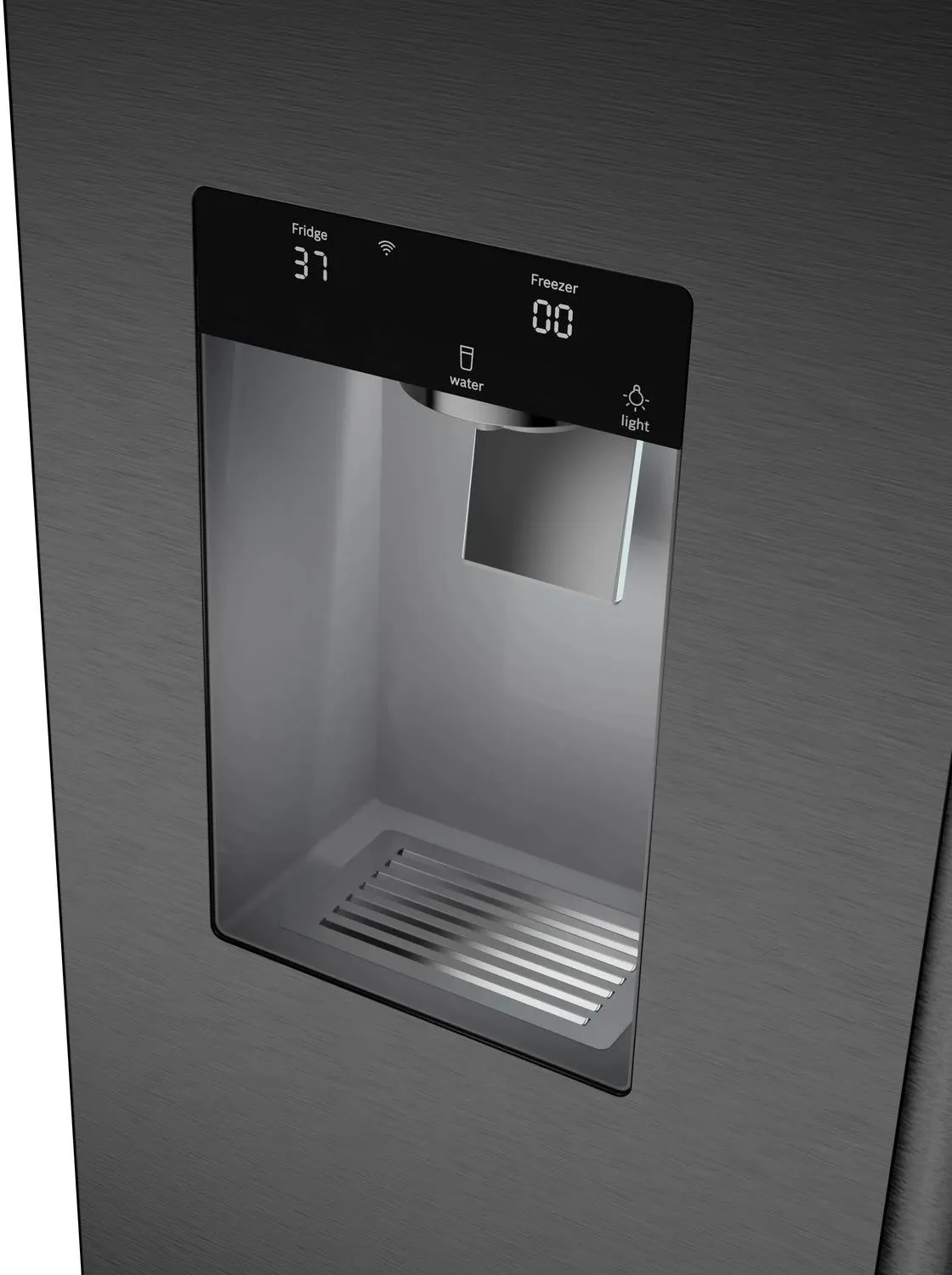 Bosch B36CD52SNB 500 Series French Door Bottom Mount Refrigerator 36 Black Stainless Steel. Total No Frost