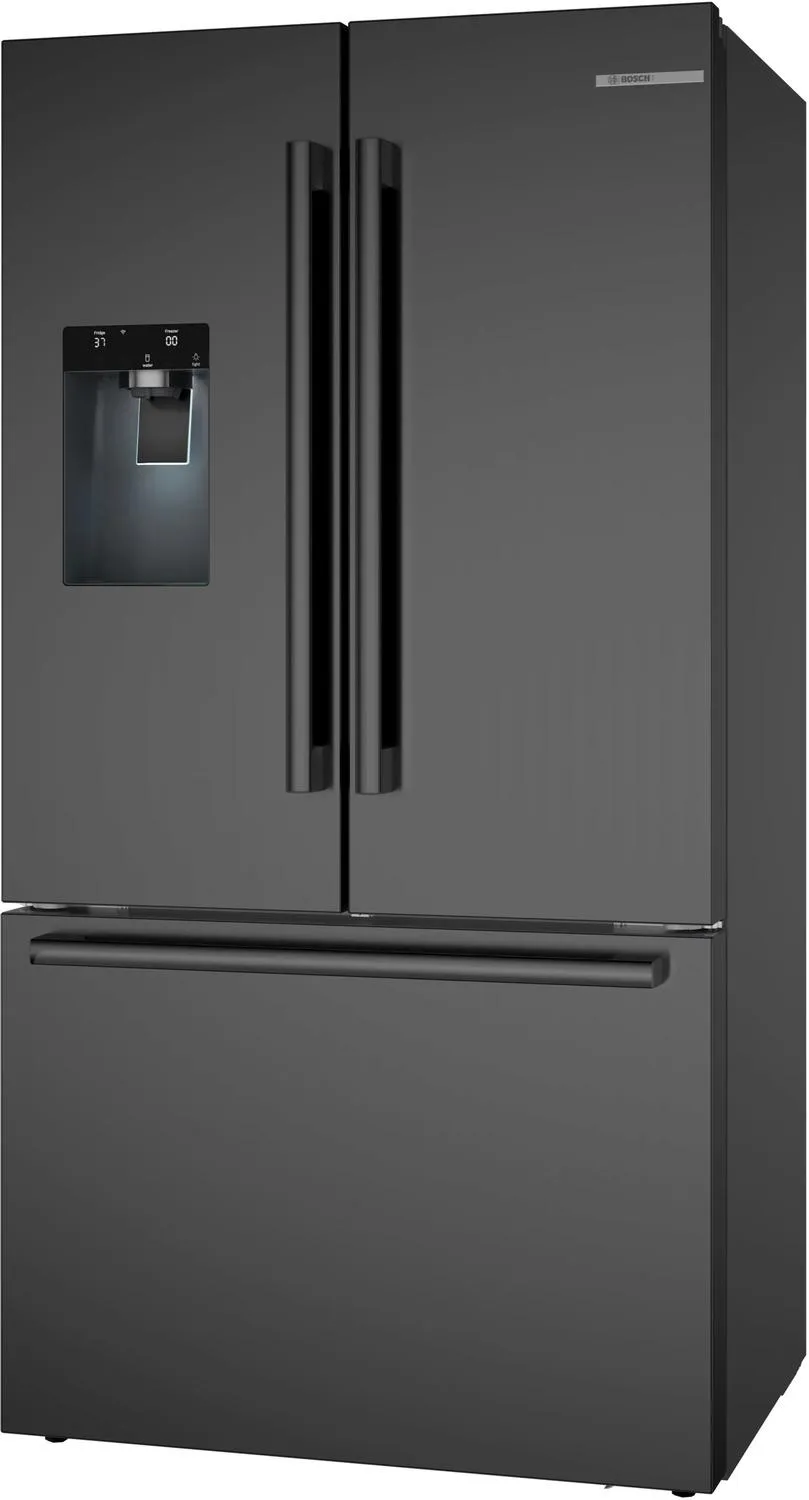 Bosch B36CD52SNB 500 Series French Door Bottom Mount Refrigerator 36 Black Stainless Steel. Total No Frost
