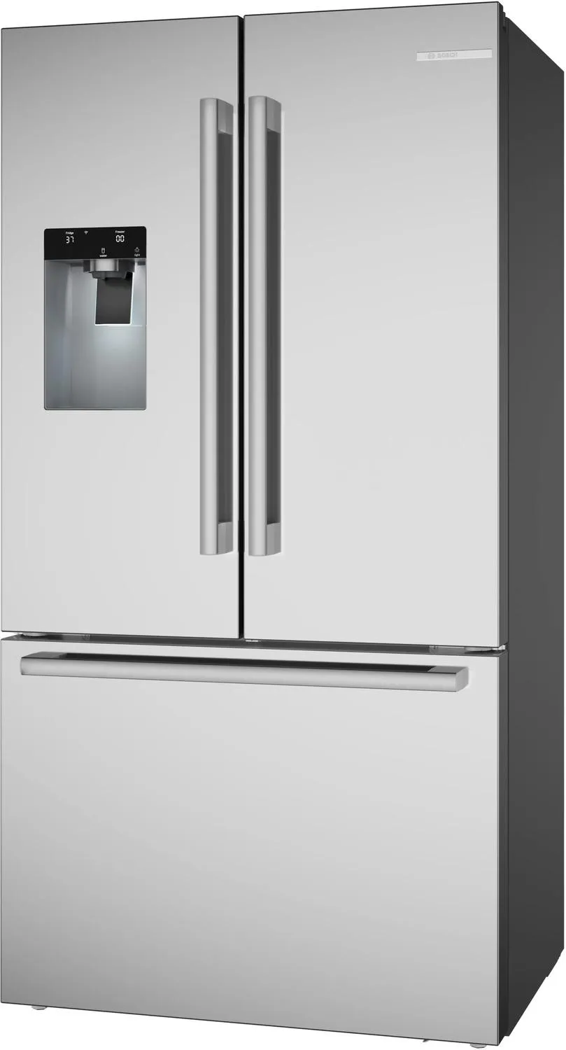 Bosch B36CD52SNS 500 Series French Door Bottom Mount Refrigerator 36 Stainless Steel (With Anti-Fingerprint). Total No Frost