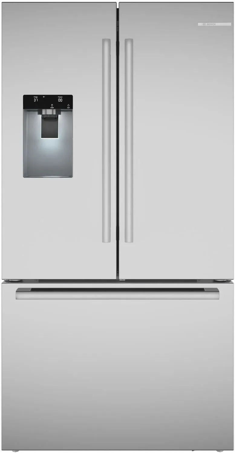 Bosch B36CD52SNS 500 Series French Door Bottom Mount Refrigerator 36 Stainless Steel (With Anti-Fingerprint). Total No Frost