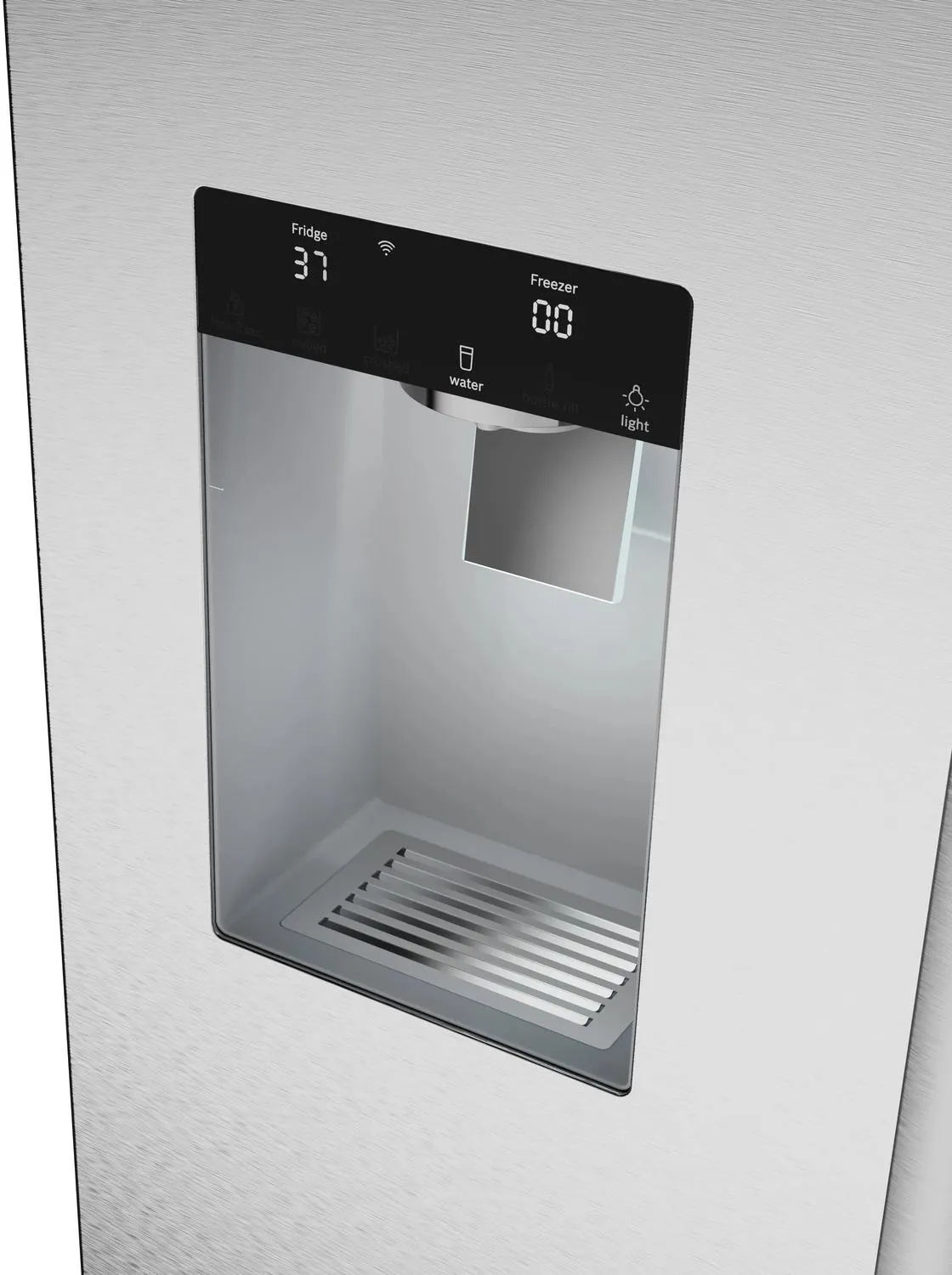Bosch B36CD52SNS 500 Series French Door Bottom Mount Refrigerator 36 Stainless Steel (With Anti-Fingerprint). Total No Frost