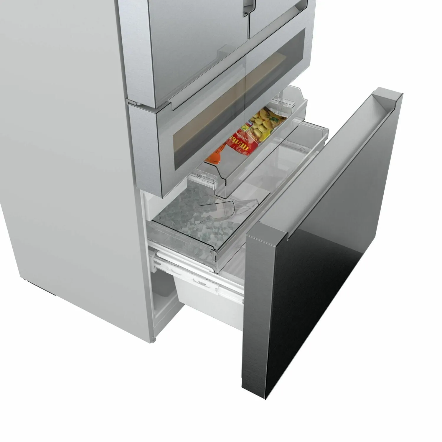 Bosch B36CL81ENG 800 Series French Door Bottom Mount Refrigerator 36'' Easy Clean Stainless Steel B36Cl81Eng