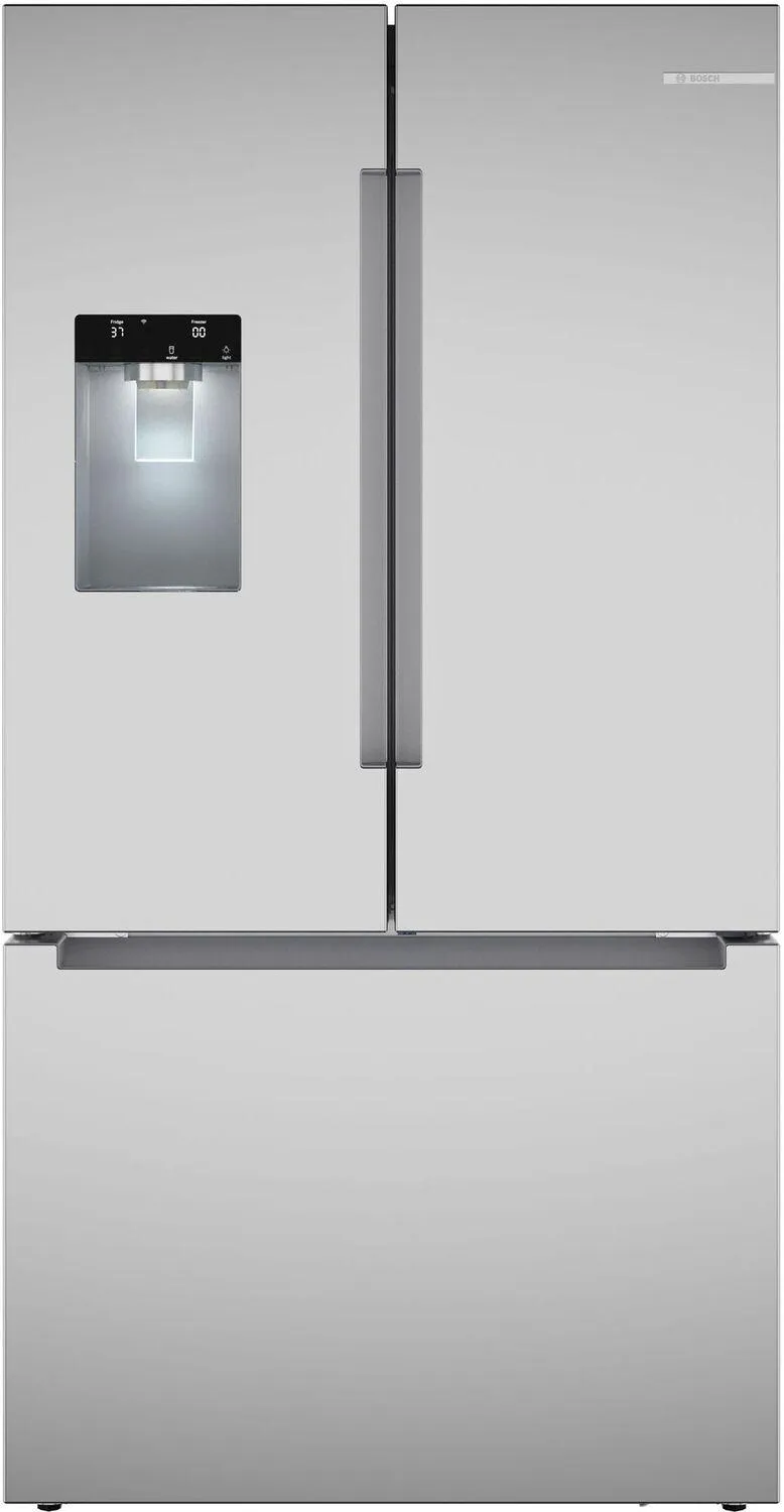 Bosch B36FD10ENS 100 Series French Door Bottom Mount Refrigerator 36 Stainless Steel (With Anti-Fingerprint) B36Fd10Ens