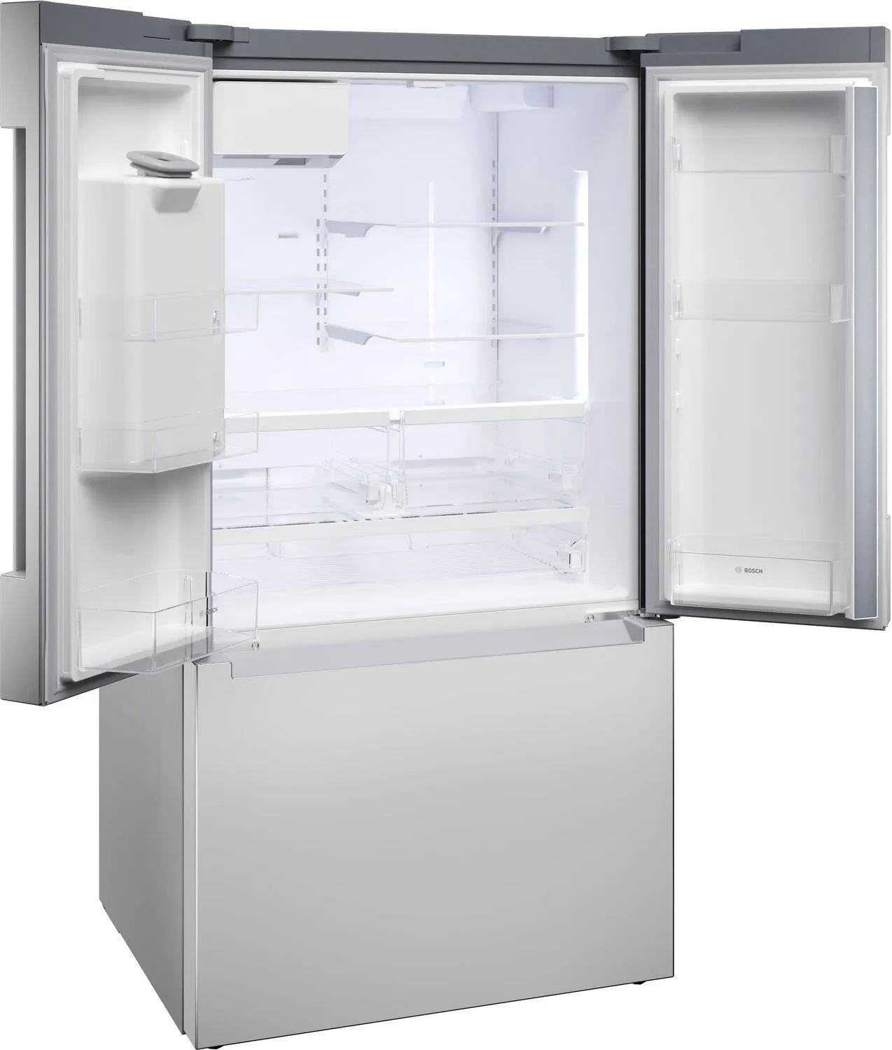 Bosch B36FD10ENS 100 Series French Door Bottom Mount Refrigerator 36 Stainless Steel (With Anti-Fingerprint) B36Fd10Ens