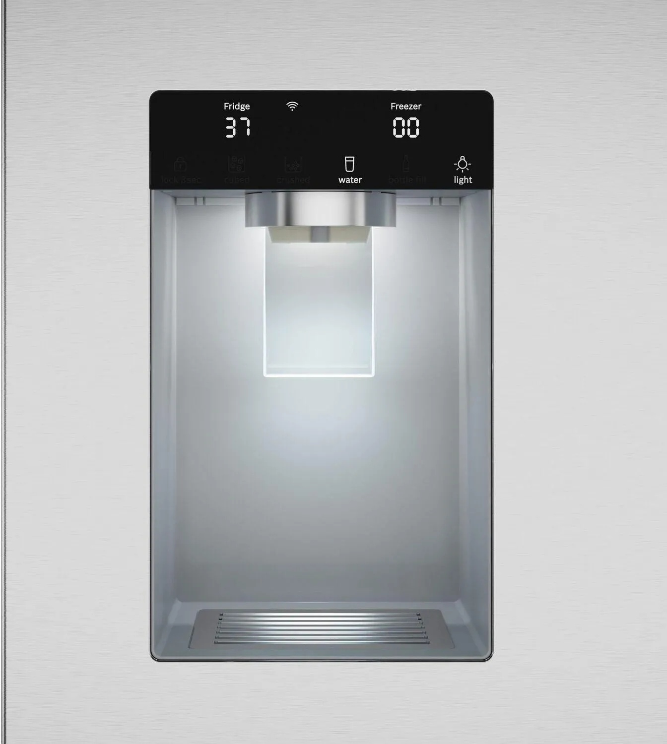 Bosch B36FD10ENS 100 Series French Door Bottom Mount Refrigerator 36 Stainless Steel (With Anti-Fingerprint) B36Fd10Ens