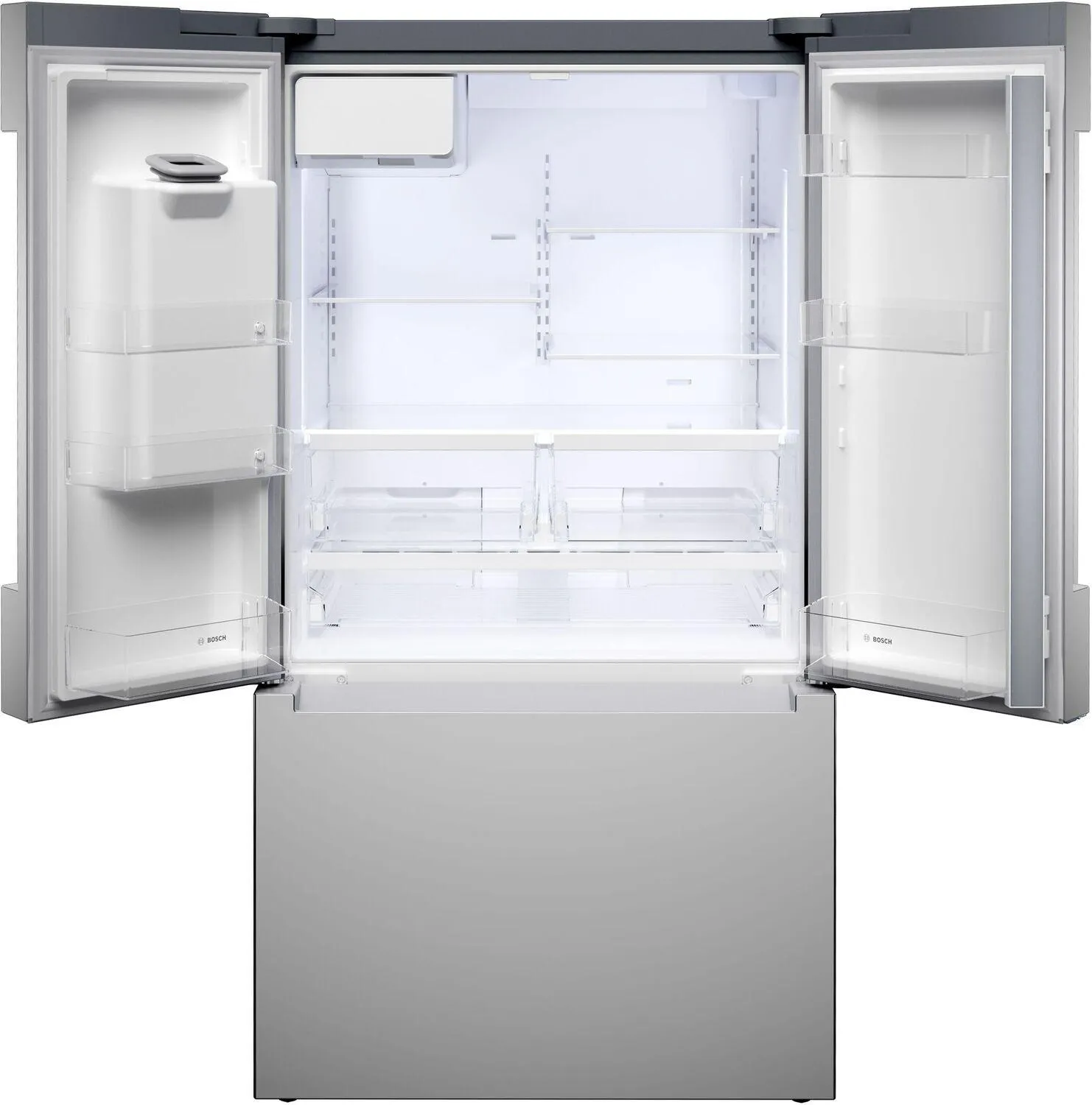 Bosch B36FD10ENS 100 Series French Door Bottom Mount Refrigerator 36 Stainless Steel (With Anti-Fingerprint) B36Fd10Ens