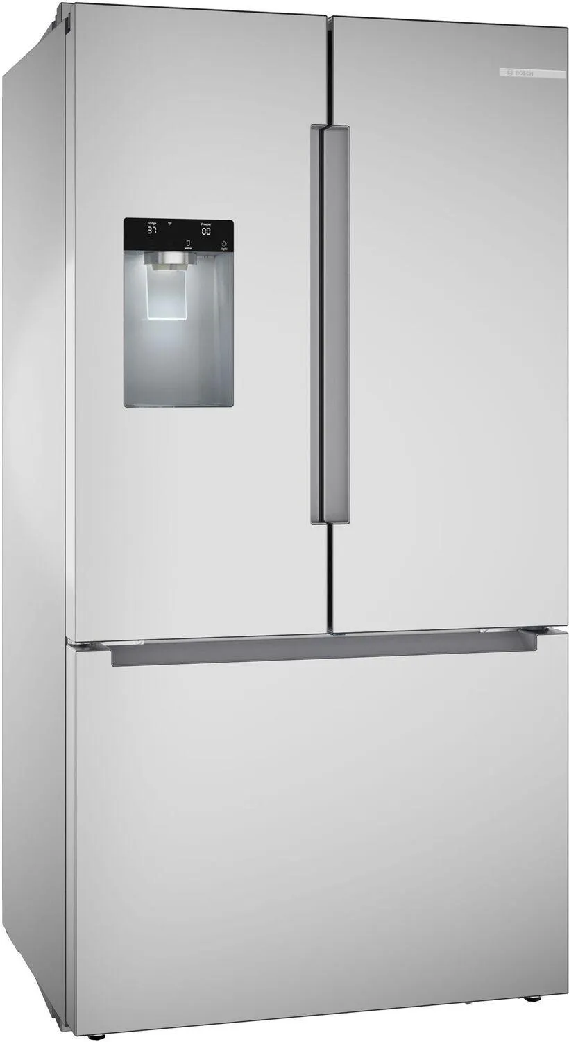 Bosch B36FD10ENS 100 Series French Door Bottom Mount Refrigerator 36 Stainless Steel (With Anti-Fingerprint) B36Fd10Ens