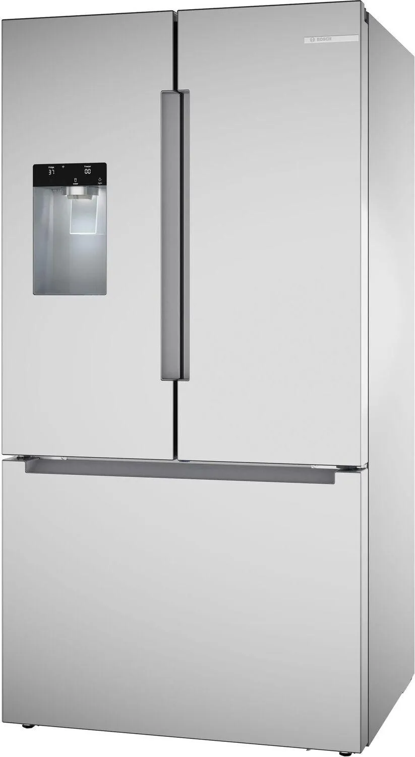 Bosch B36FD10ENS 100 Series French Door Bottom Mount Refrigerator 36 Stainless Steel (With Anti-Fingerprint) B36Fd10Ens