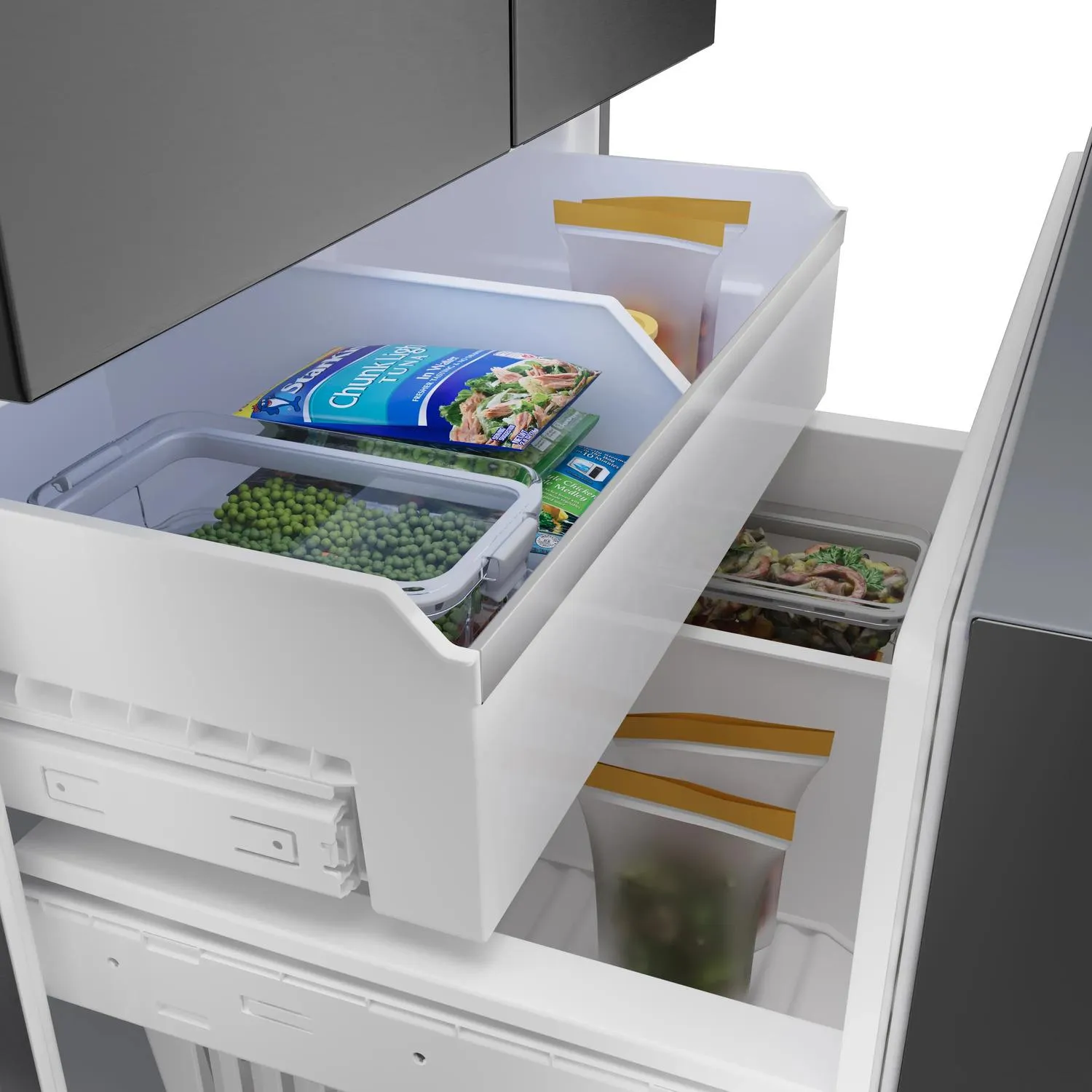 Bosch B36FD52SNB 500 Series French Door Bottom Mount Refrigerator 36 Black Stainless Steel