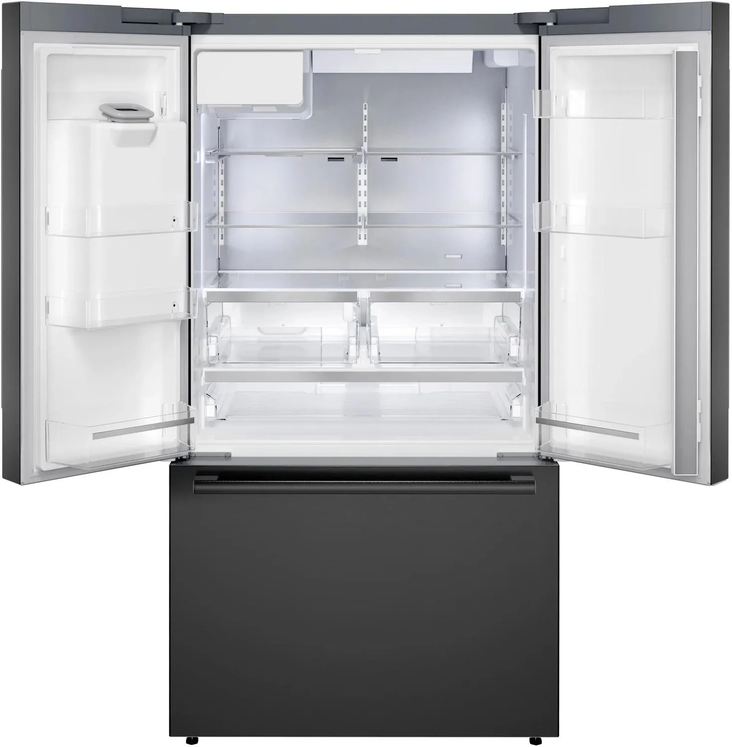 Bosch B36FD52SNB 500 Series French Door Bottom Mount Refrigerator 36 Black Stainless Steel