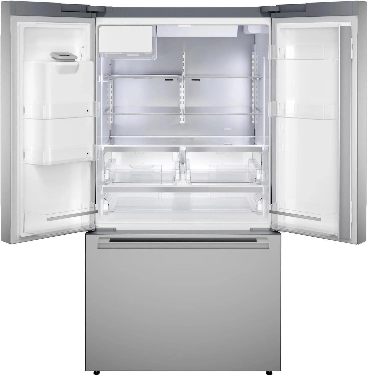 Bosch B36FD52SNS 500 Series French Door Bottom Mount Refrigerator 36 Stainless Steel (With Anti-Fingerprint)