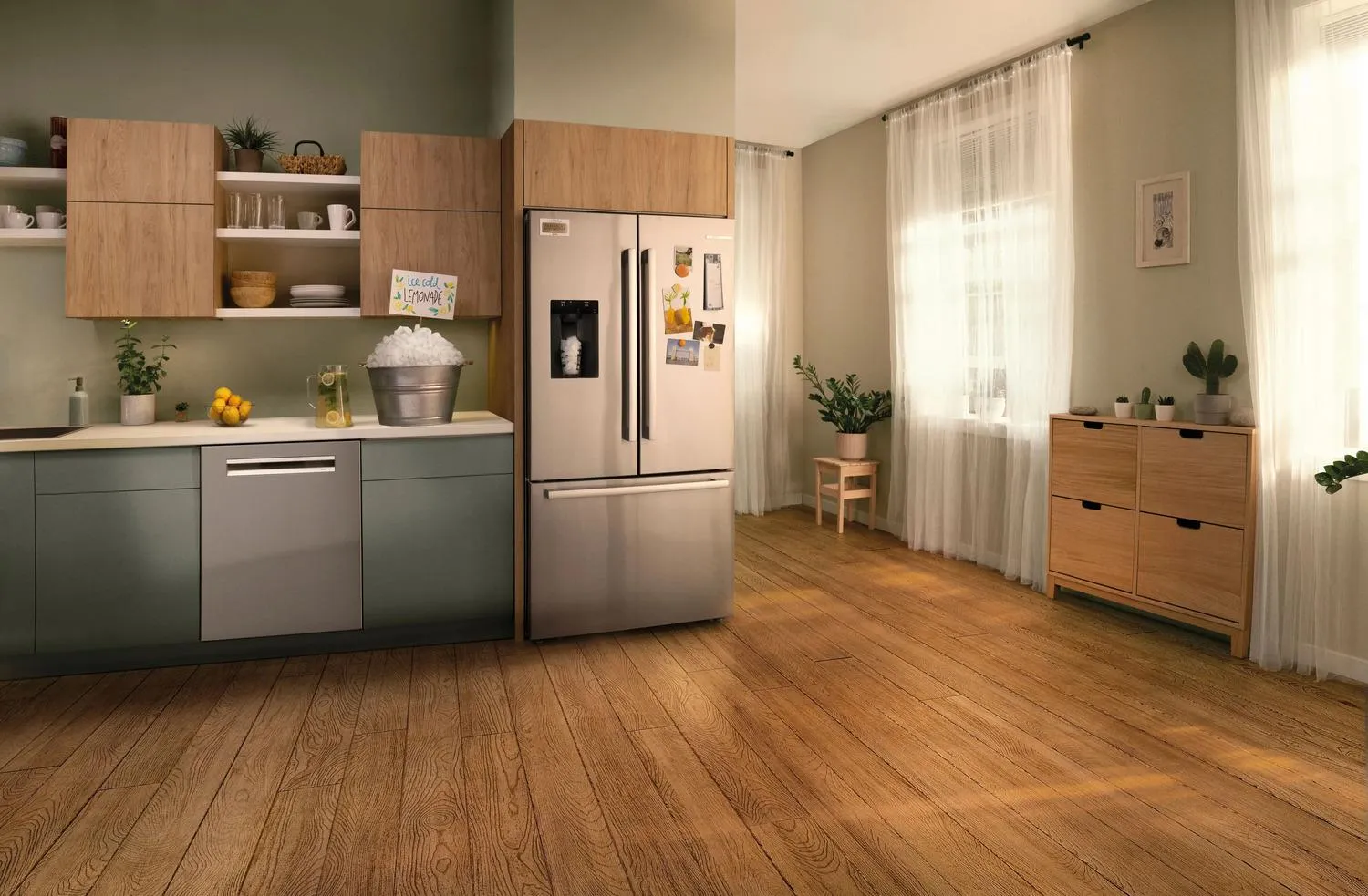 Bosch B36FD52SNS 500 Series French Door Bottom Mount Refrigerator 36 Stainless Steel (With Anti-Fingerprint)