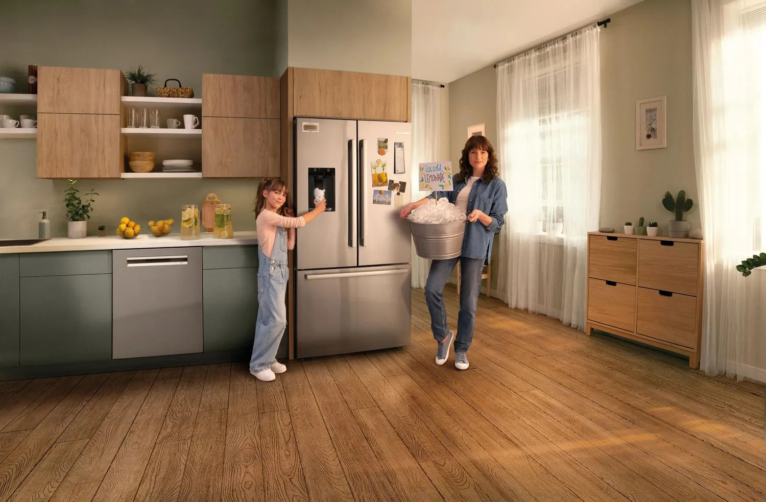 Bosch B36FD52SNS 500 Series French Door Bottom Mount Refrigerator 36 Stainless Steel (With Anti-Fingerprint)