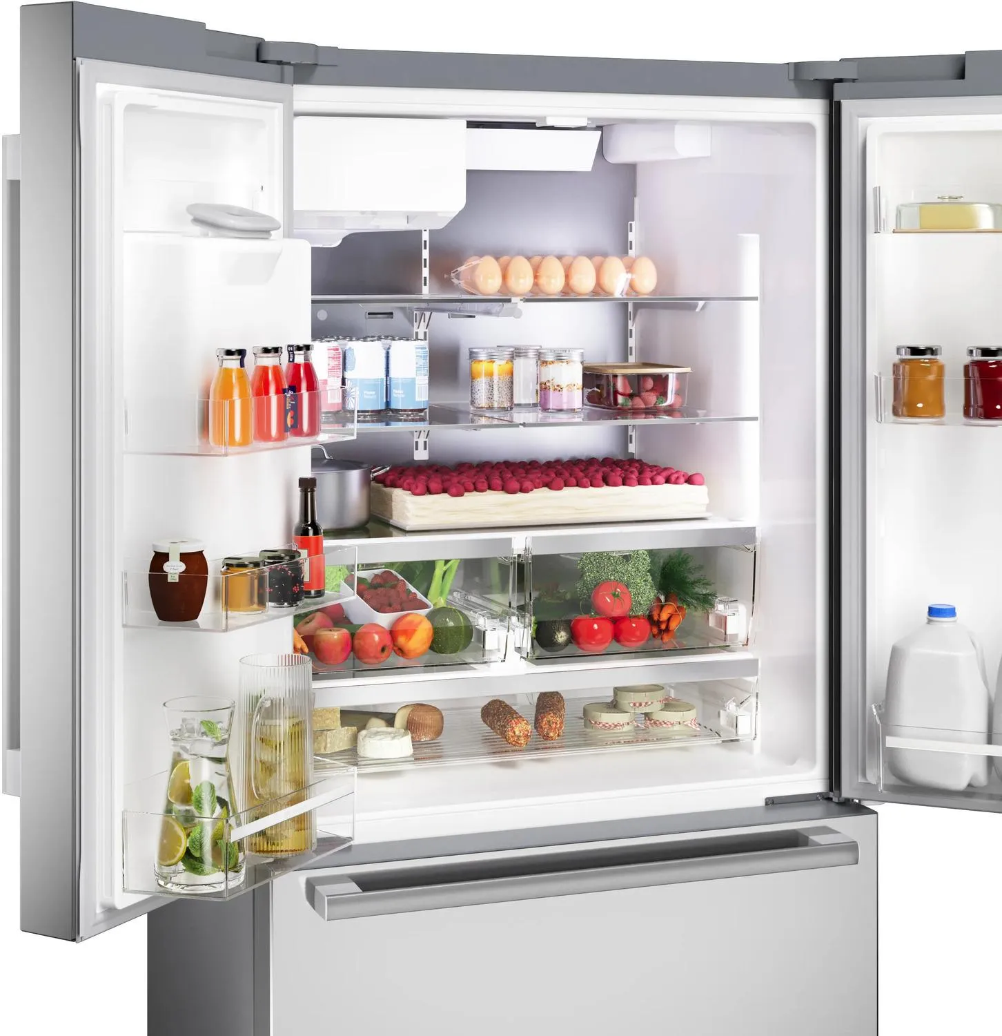Bosch B36FD52SNS 500 Series French Door Bottom Mount Refrigerator 36 Stainless Steel (With Anti-Fingerprint)