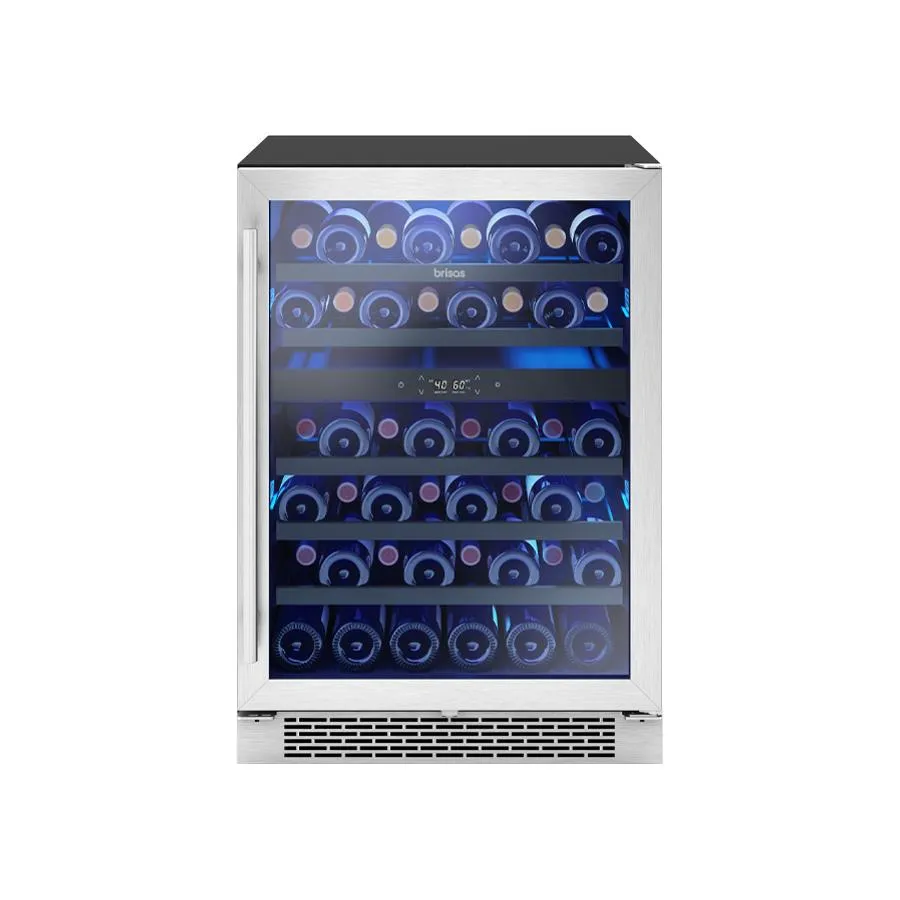 Brisas By Zephyr BWN24C02AG Brisas Dual Zone Wine Cooler
