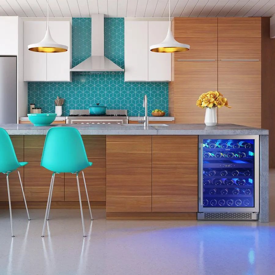 Brisas By Zephyr BWN24C02AG Brisas Dual Zone Wine Cooler