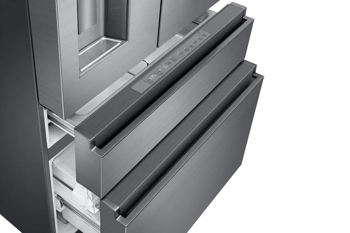 Dacor DRF36C700SR 36 Counter Depth French Door Bottom Freezer. Silver Stainless Steel