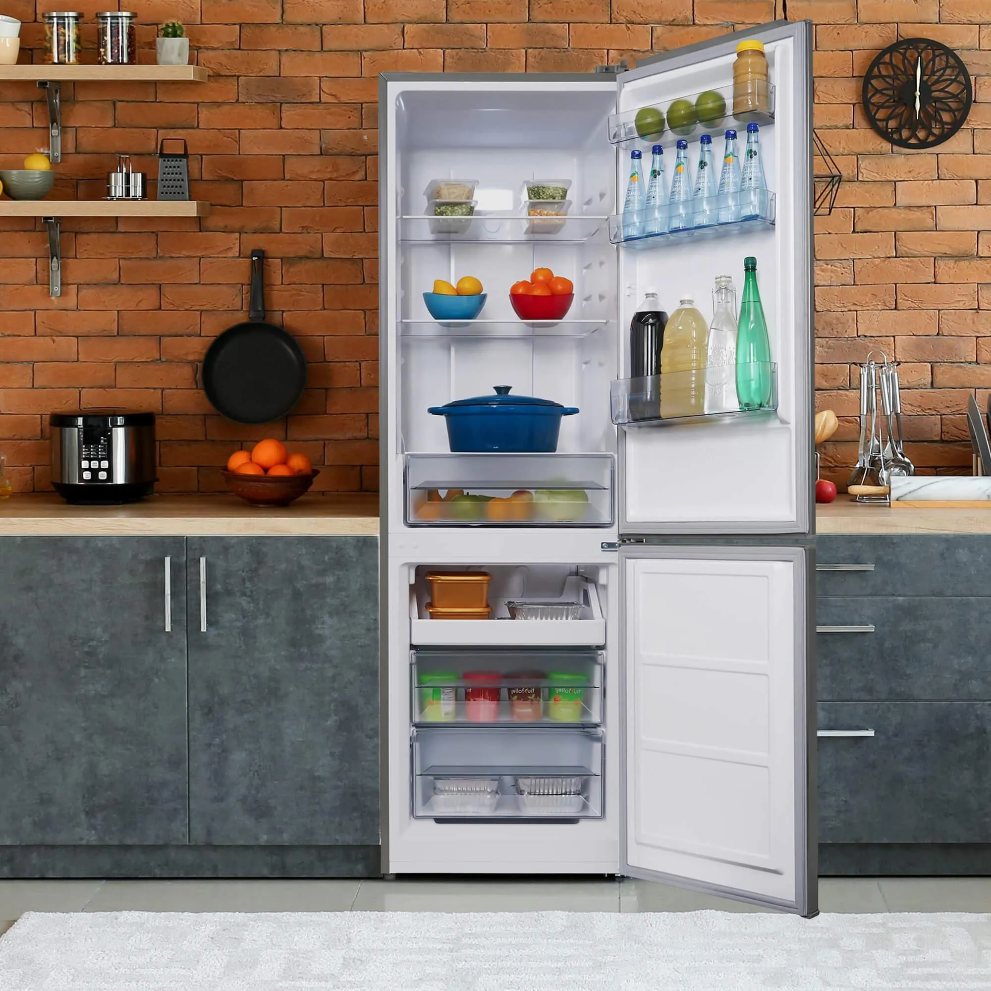 Danby DBMF100B1SLDB Danby 10 Cu Ft Bottom Mount Refrigerator