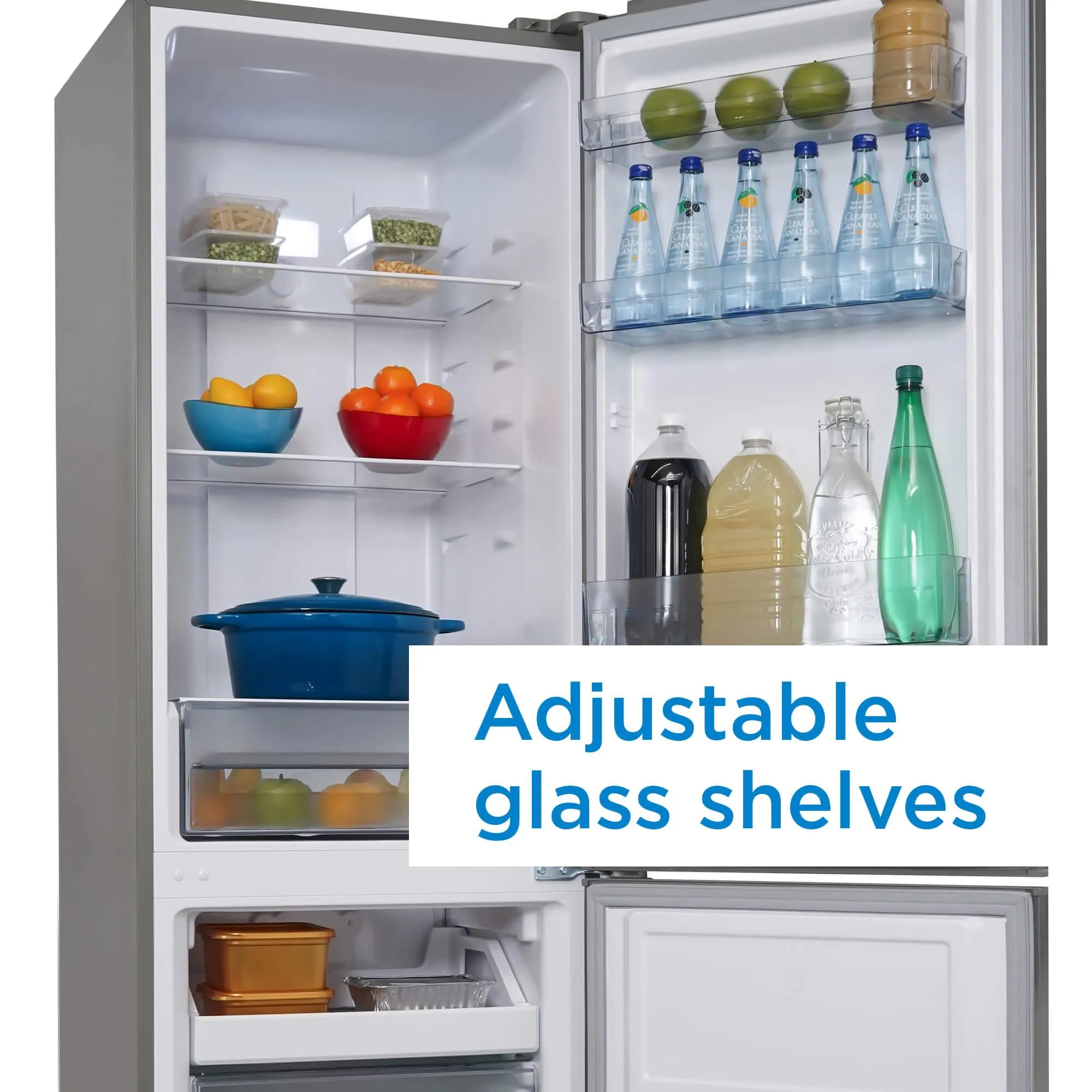 Danby DBMF100B1SLDB Danby 10 Cu Ft Bottom Mount Refrigerator