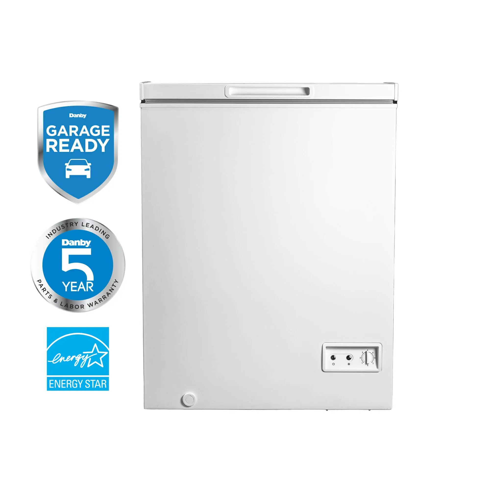 Danby DCF050A5WDB Danby 5.0 Cu. Ft. Square Model Chest Freezer Doe