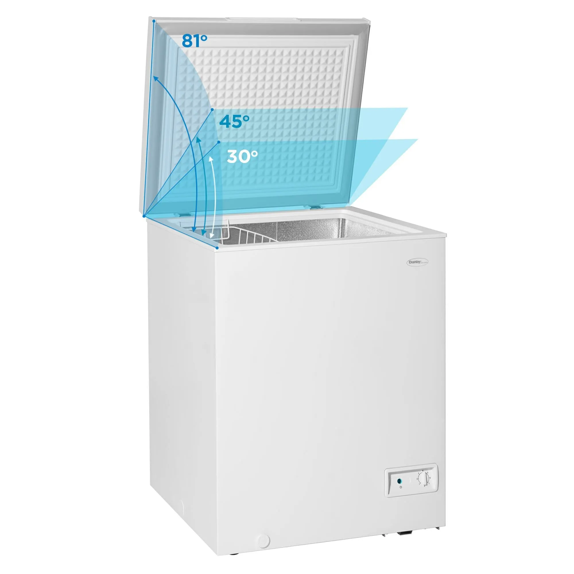 Danby DCF050A6WM Danby 5.0 Cu. Ft. Square Model Chest Freezer Doe