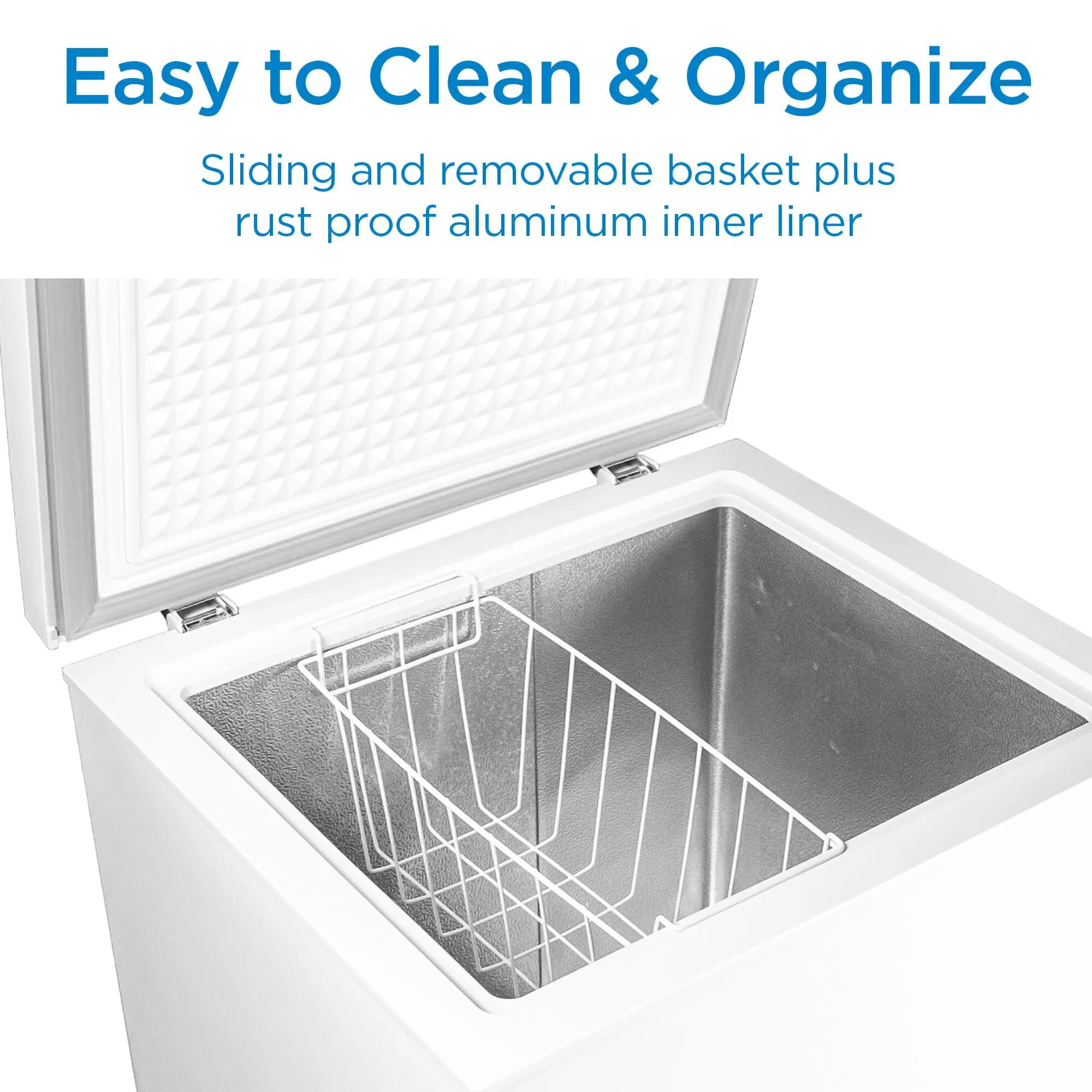 Danby DCF050A6WM Danby 5.0 Cu. Ft. Square Model Chest Freezer Doe