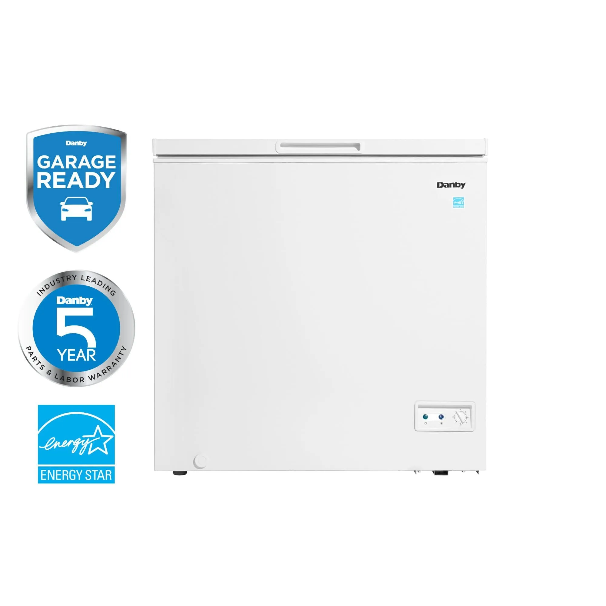 Danby DCF070A5WDB Danby 7.0 Cu. Ft. Square Model Chest Freezer
