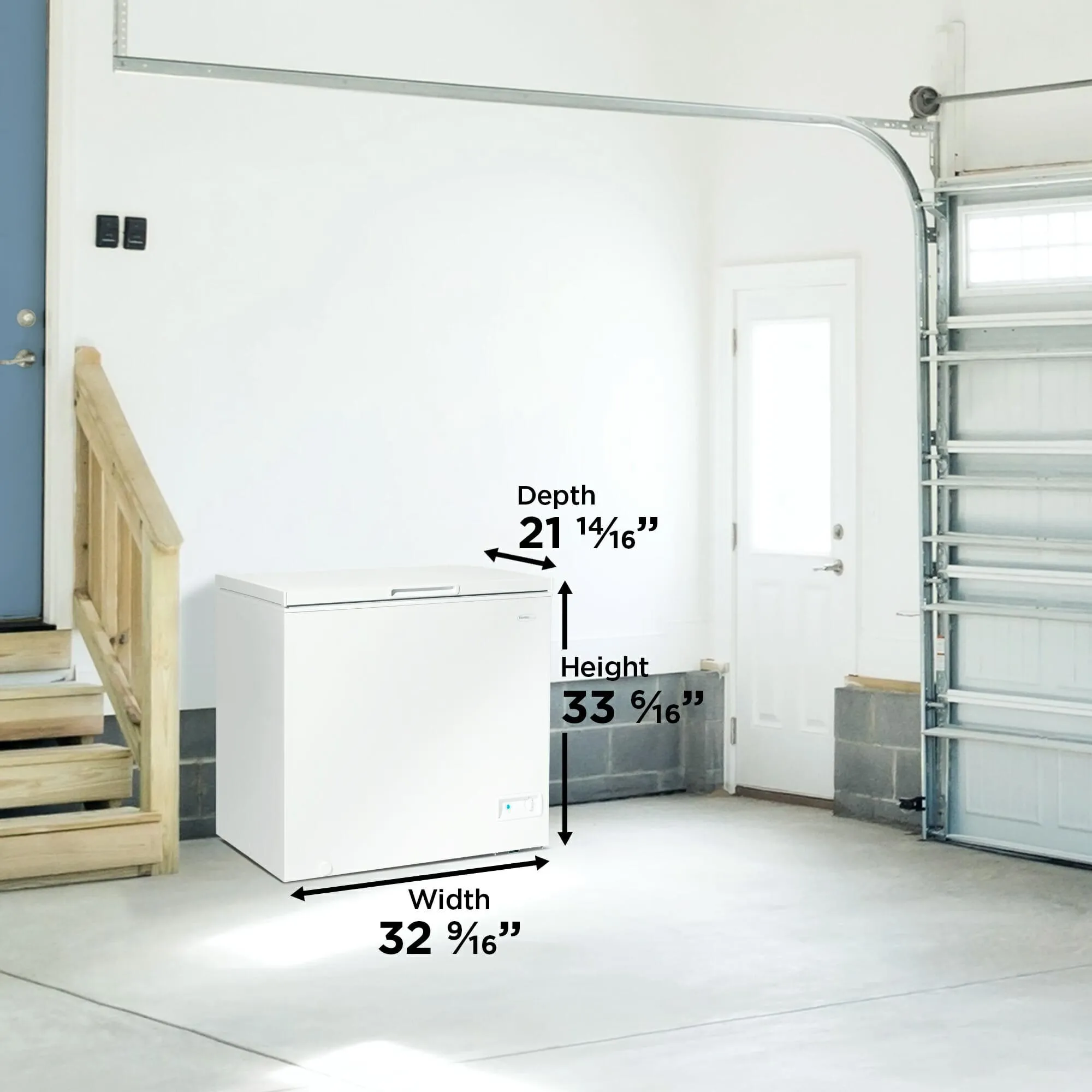 Danby DCF070A6WM Danby 7.0 Cu. Ft. Square Model Chest Freezer Doe