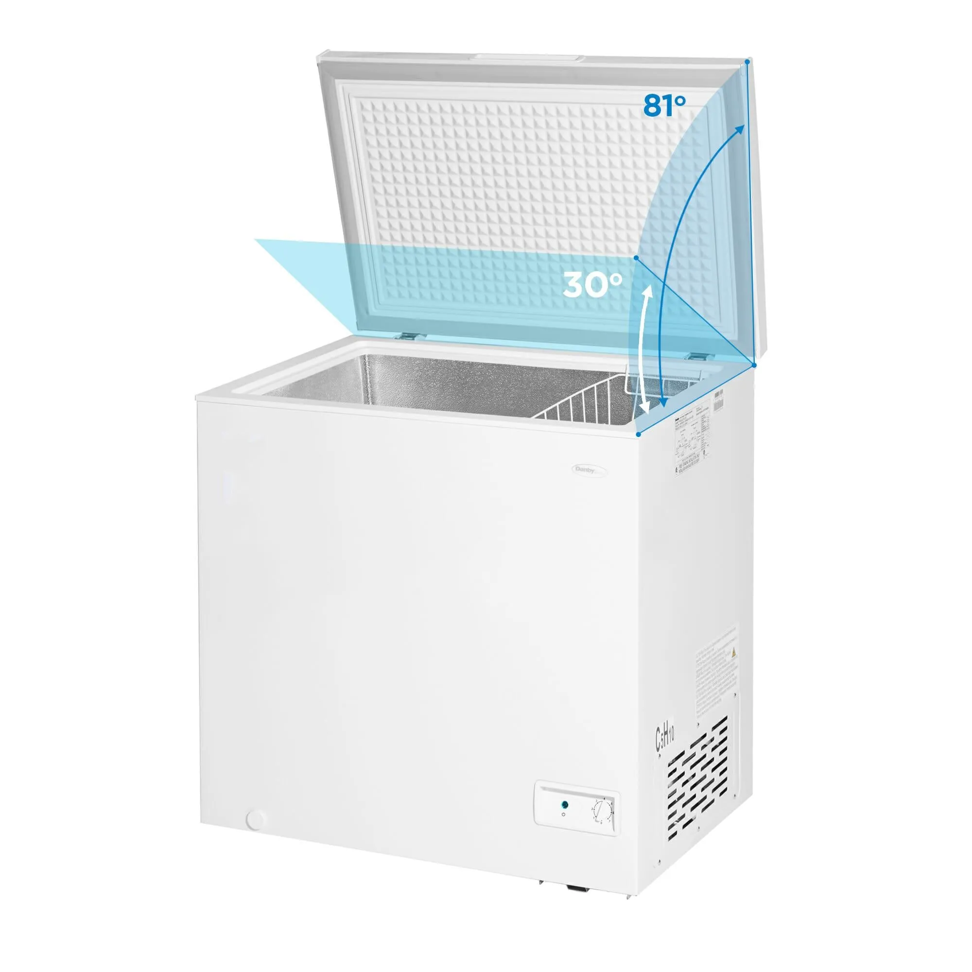Danby DCF070A6WM Danby 7.0 Cu. Ft. Square Model Chest Freezer Doe
